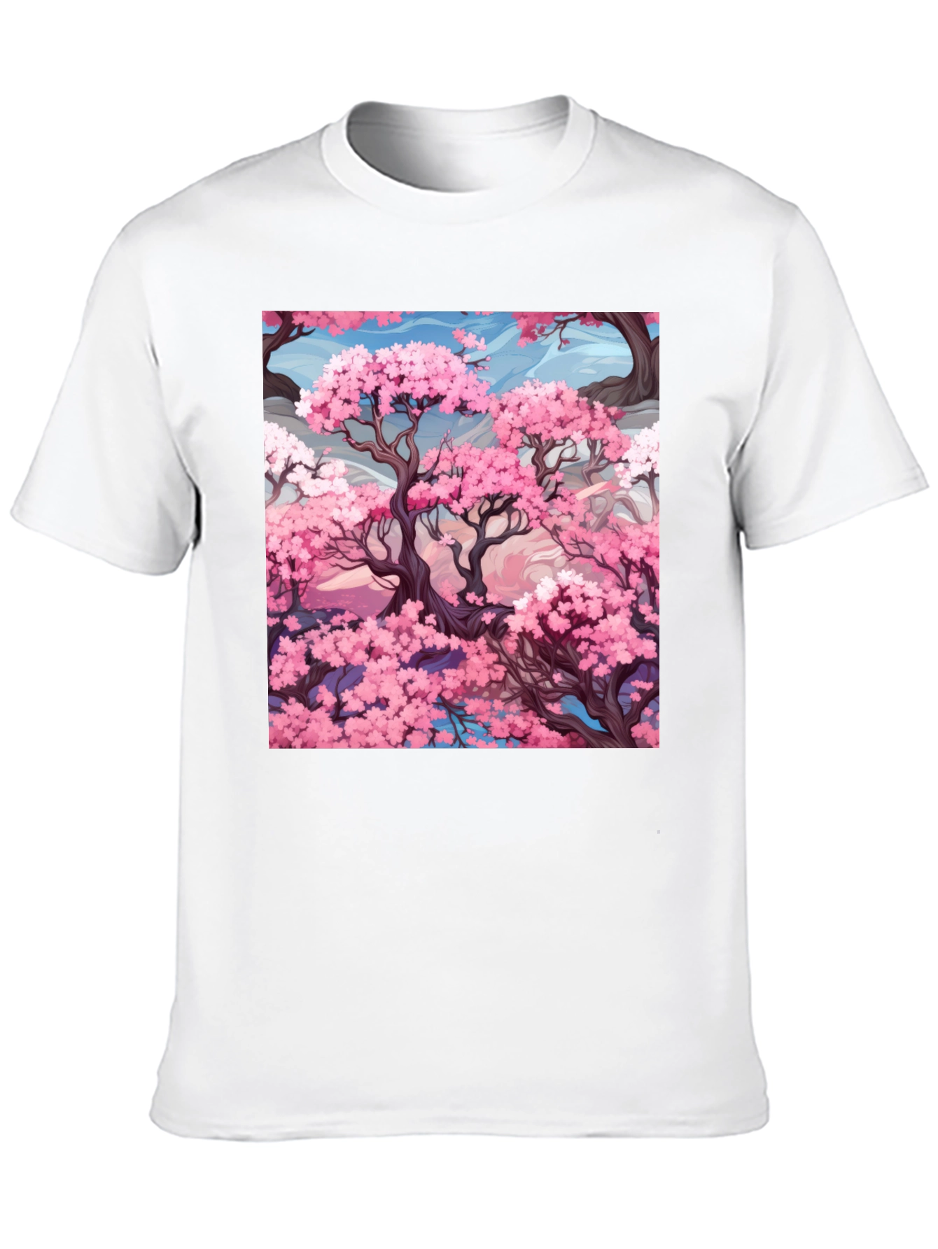 Sakura Tree T-Shirt - Artistic Design