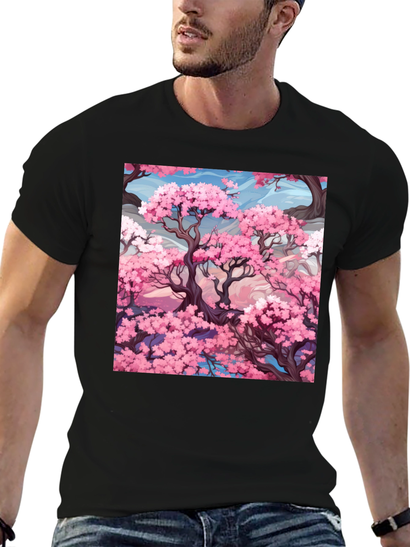 Sakura Tree T-Shirt - Artistic Design
