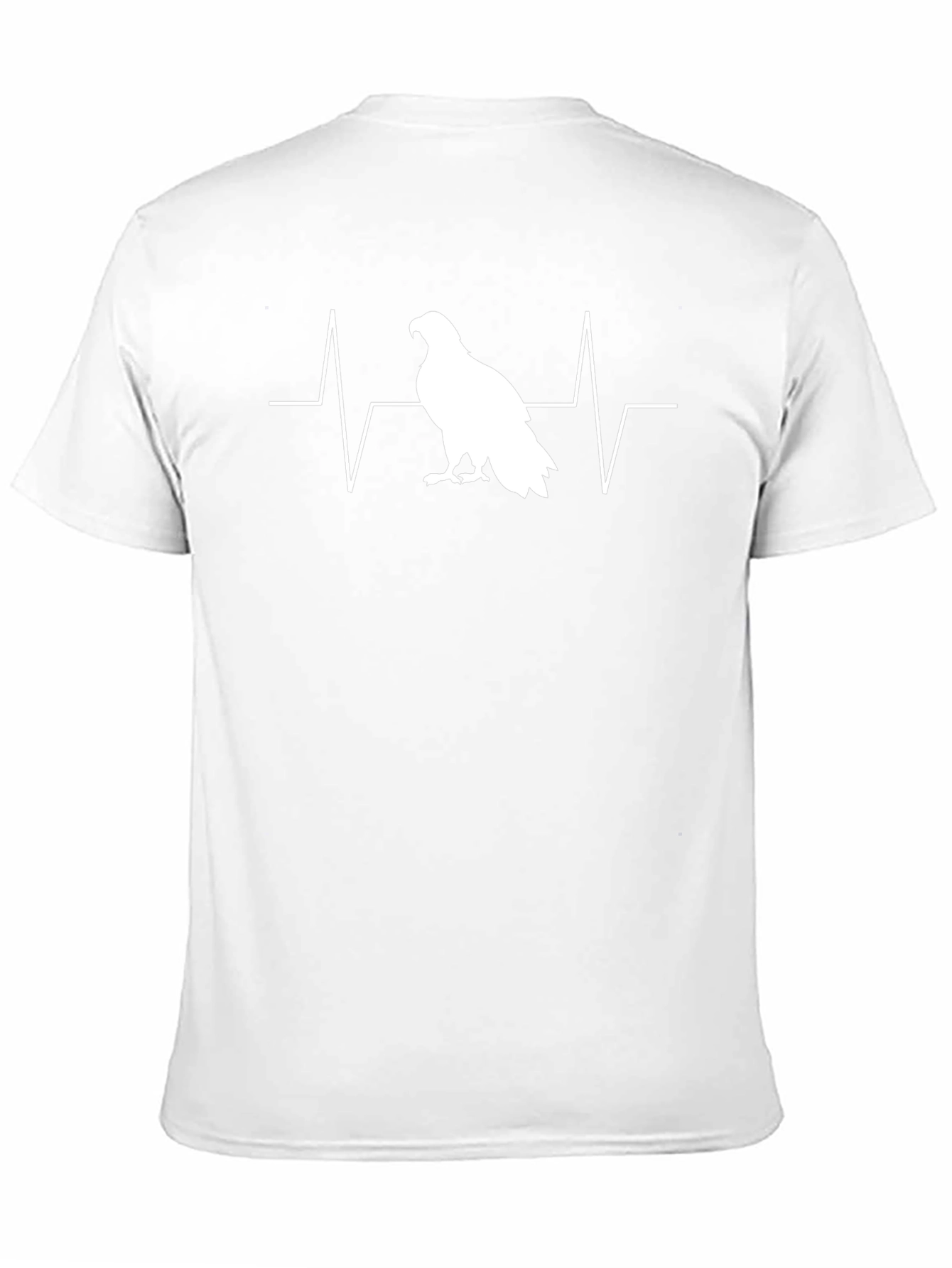 Eagle Heartbeat T-Shirt - Black Graphic Tee