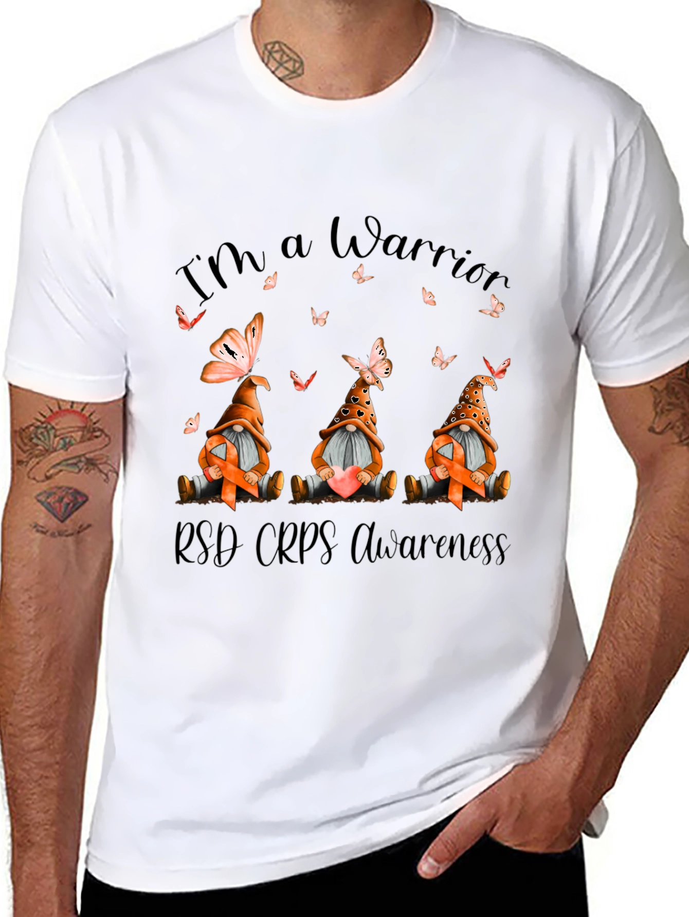 RSD CRPS Awareness Warrior Gnomes T-Shirt