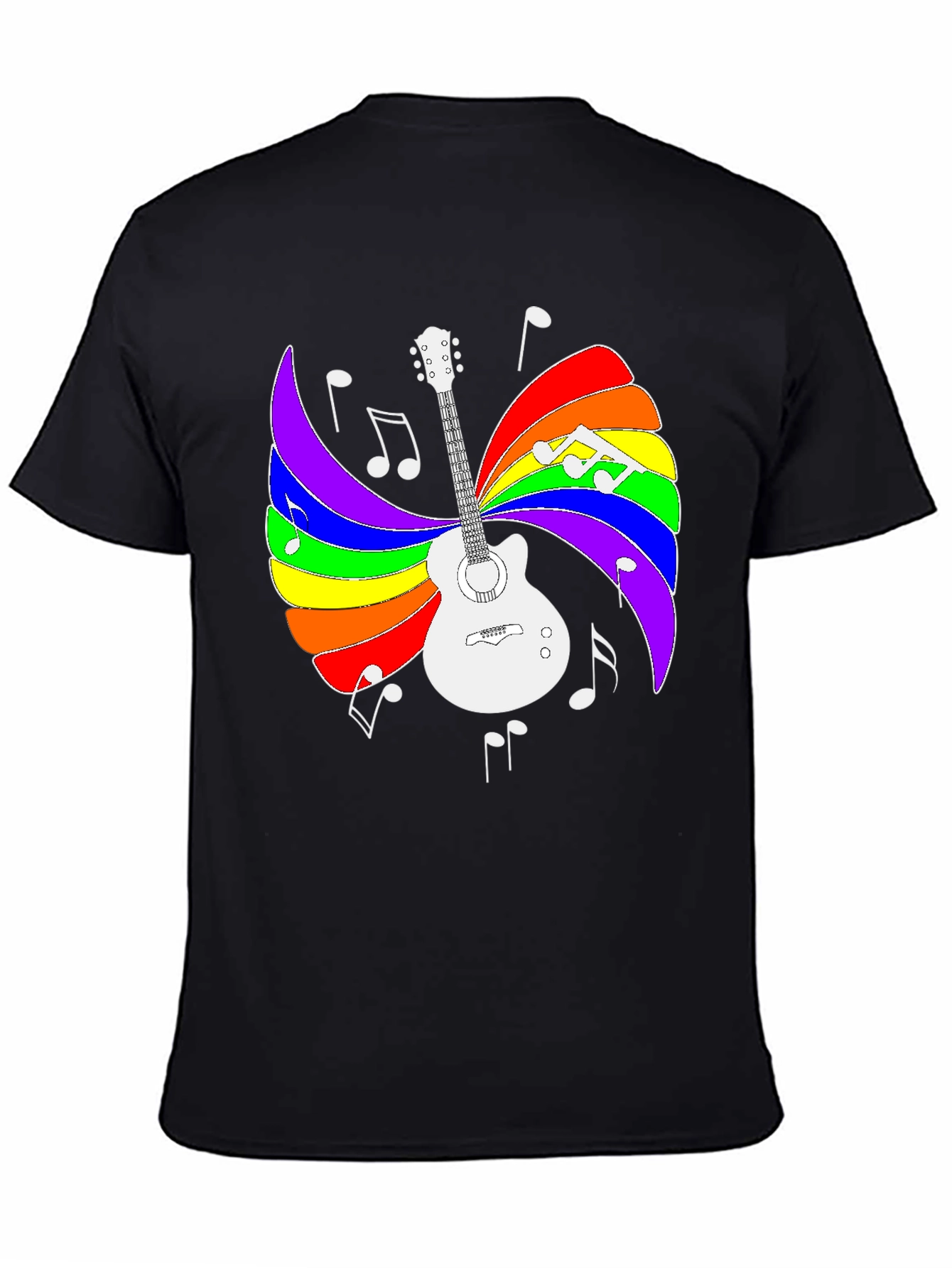 Rainbow Guitar Music T-Shirt