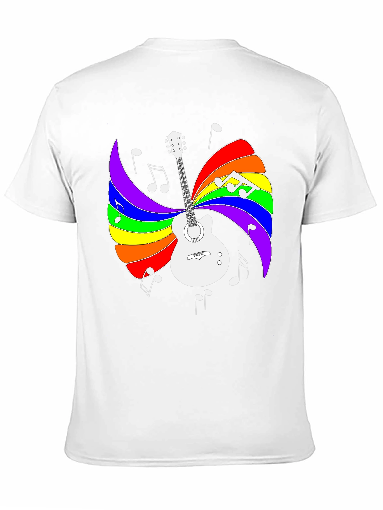 Rainbow Guitar Music T-Shirt