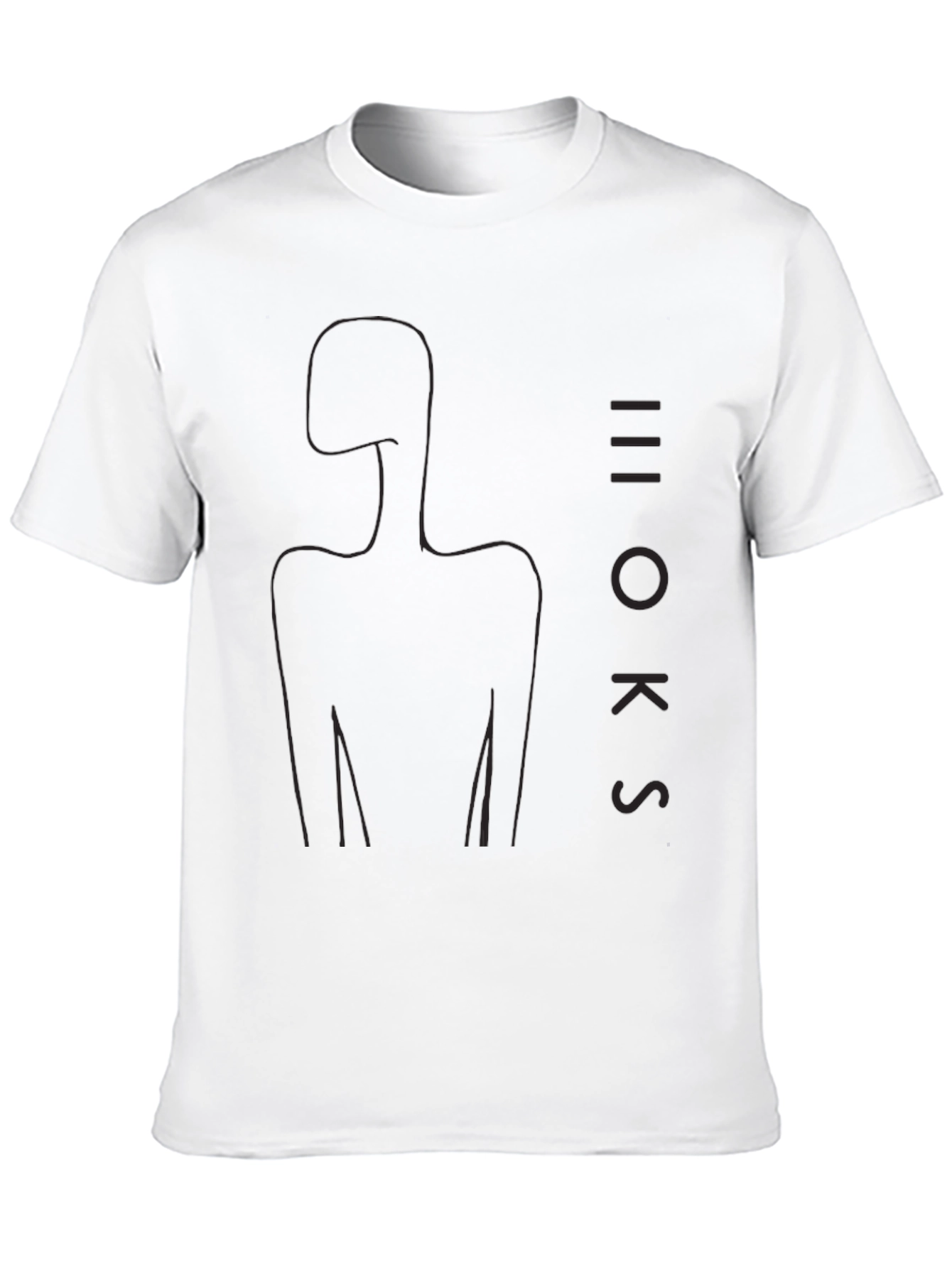 Minimalist Silhouette Black T-Shirt