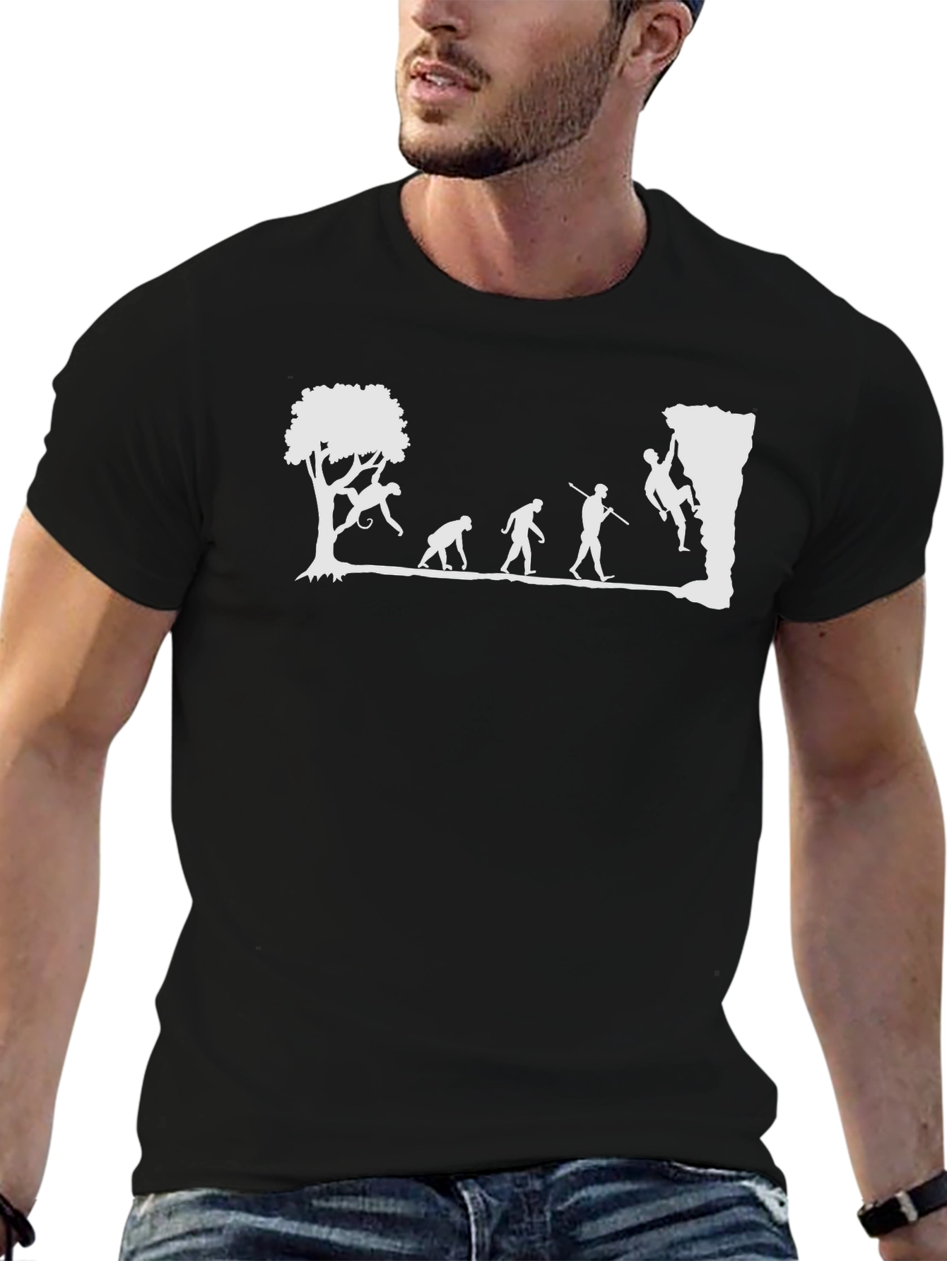 Climbing Evolution T-Shirt - Funny Climber Tee