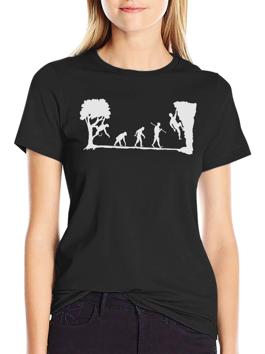 Climbing Evolution T-Shirt - Funny Climber Tee