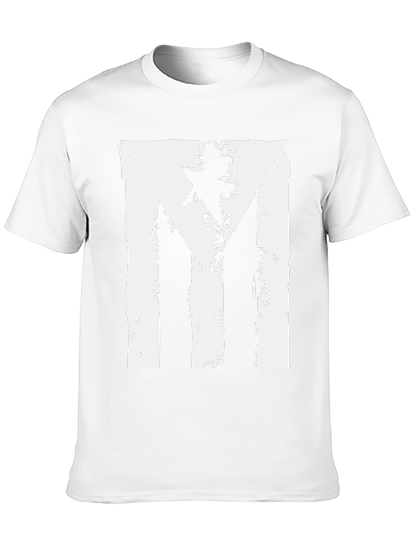 Distressed Flag Graphic Tee - Black Cotton Blend