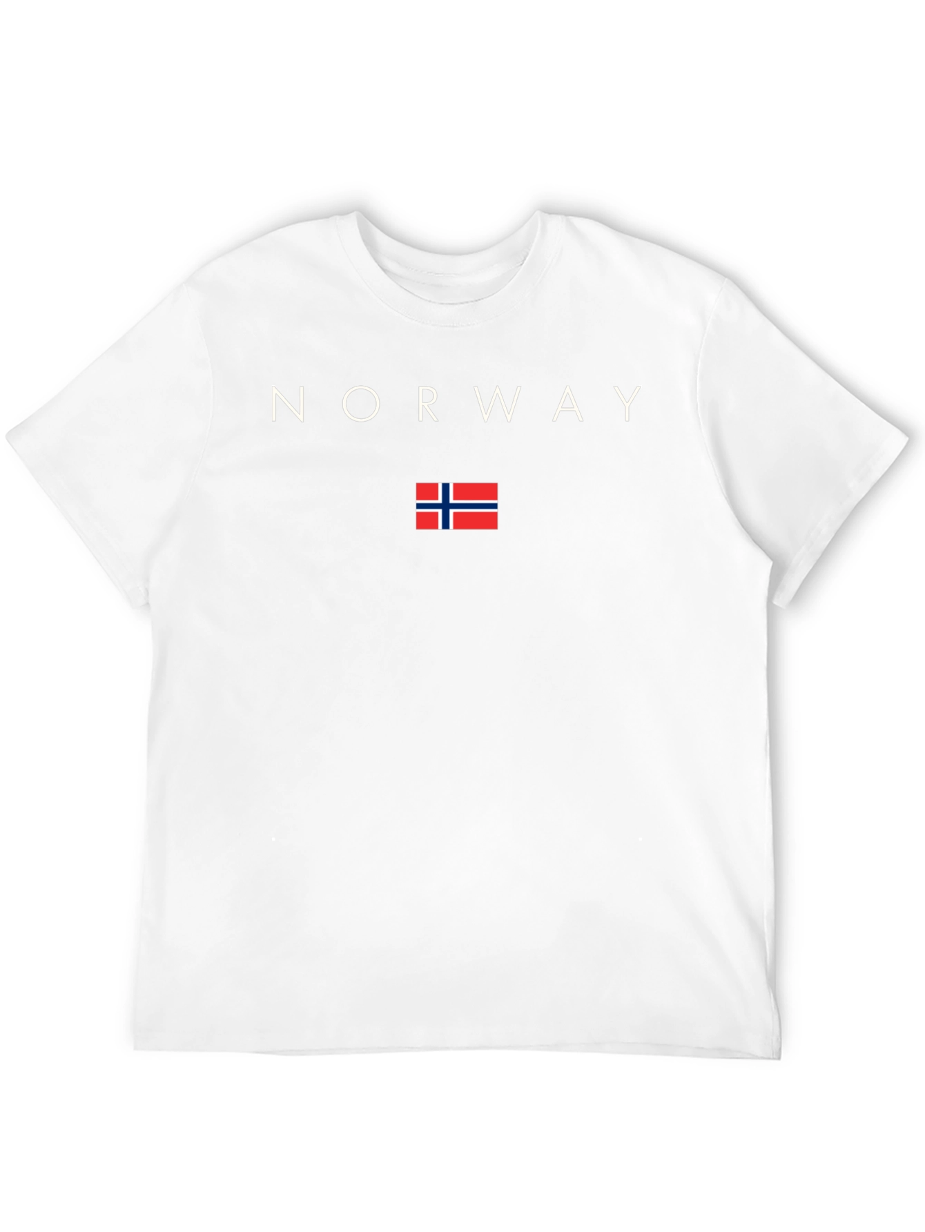 Norway Flag T-Shirt - Black Graphic Tee