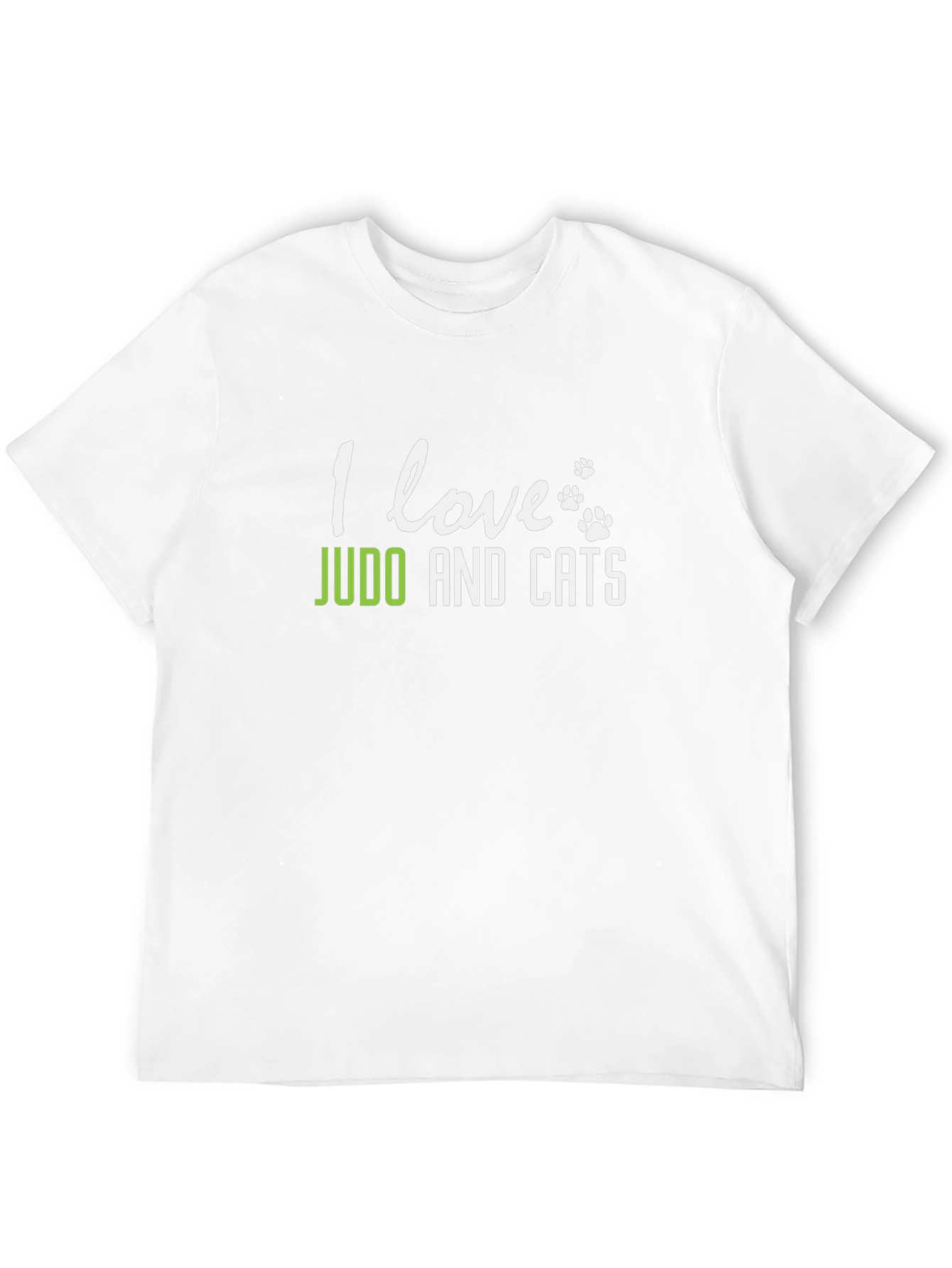 I Love Judo and Cats T-Shirt