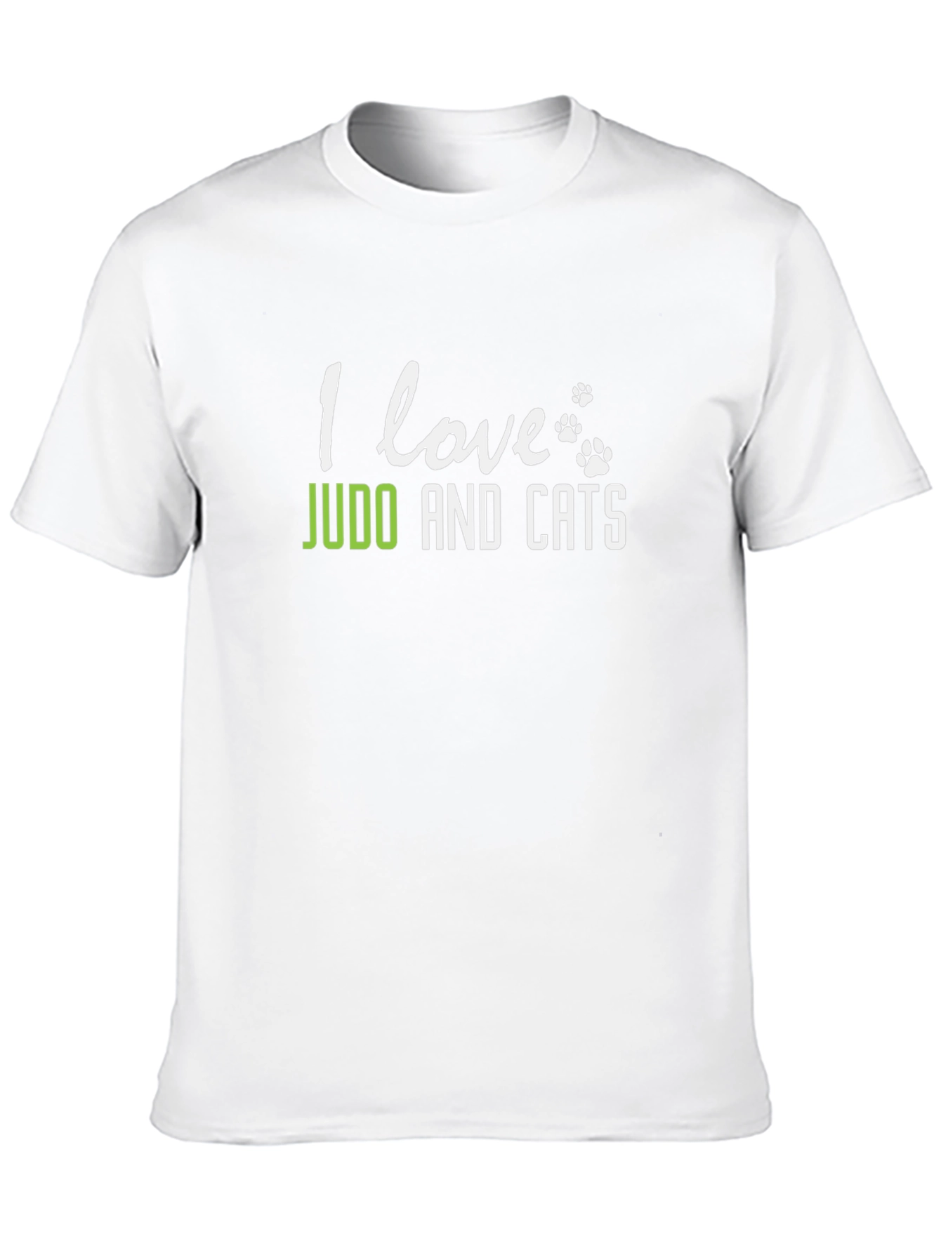 I Love Judo and Cats T-Shirt