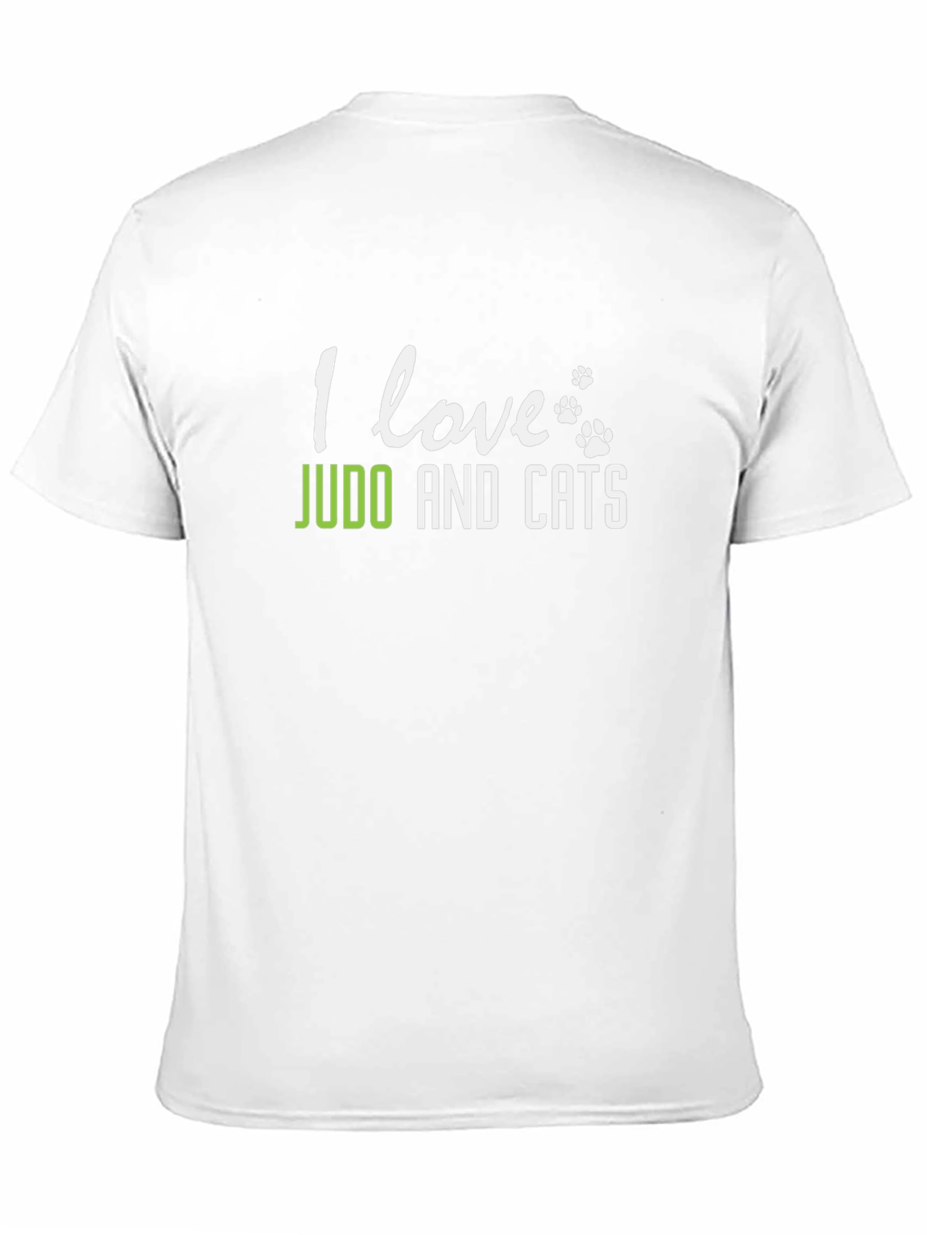 I Love Judo and Cats T-Shirt