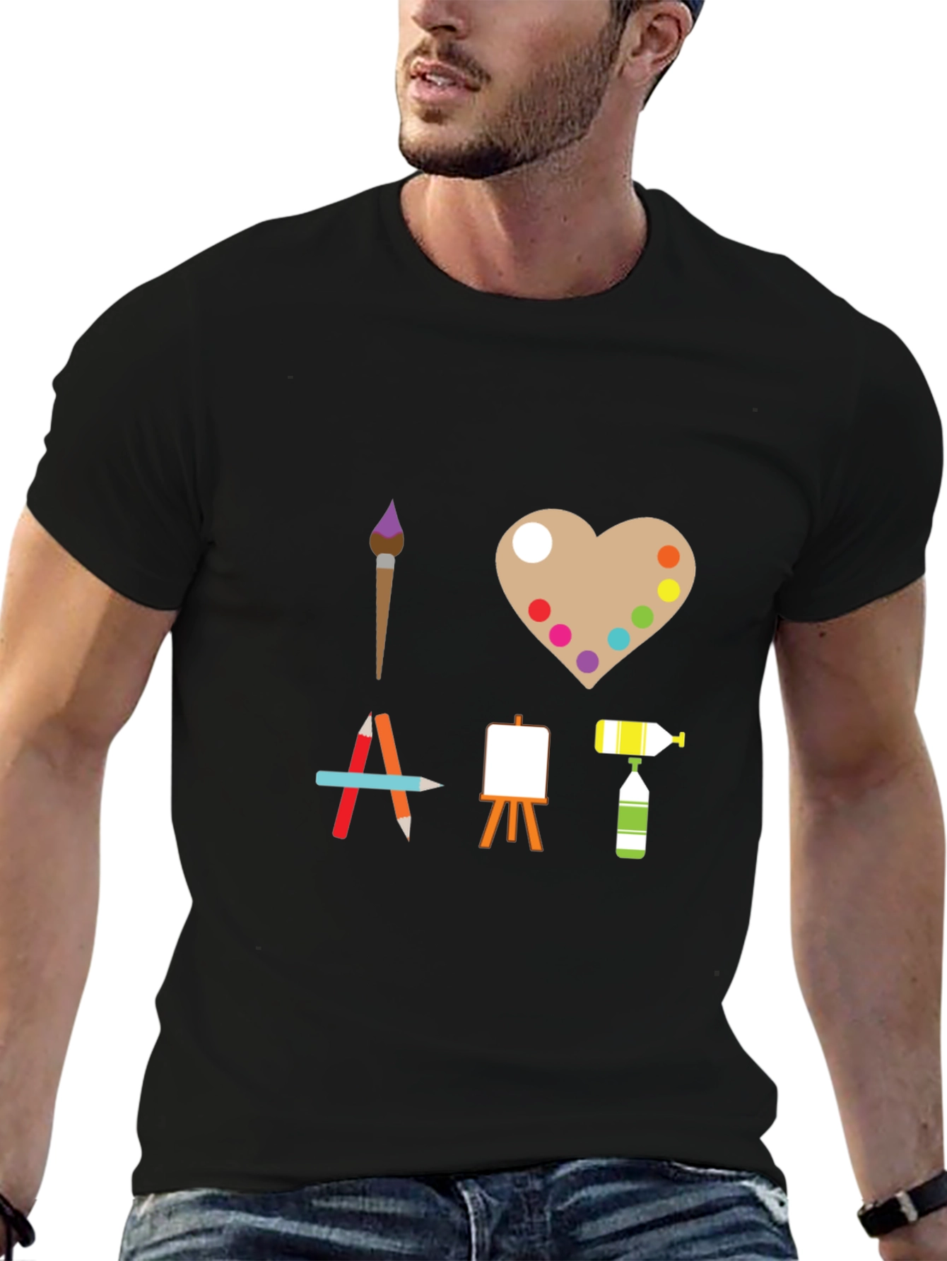 I Love Art T-Shirt - Painter Design