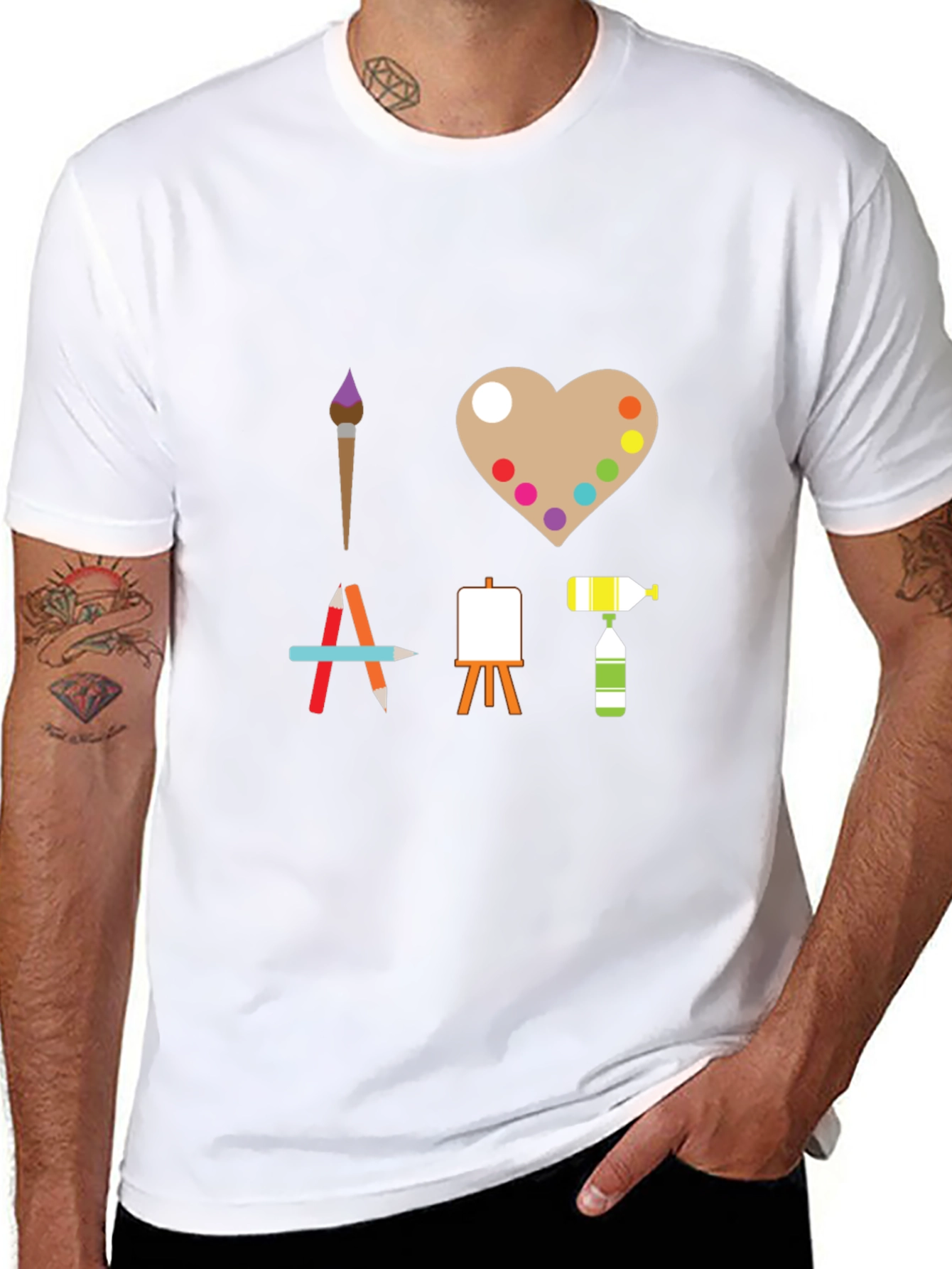 I Love Art T-Shirt - Painter Design