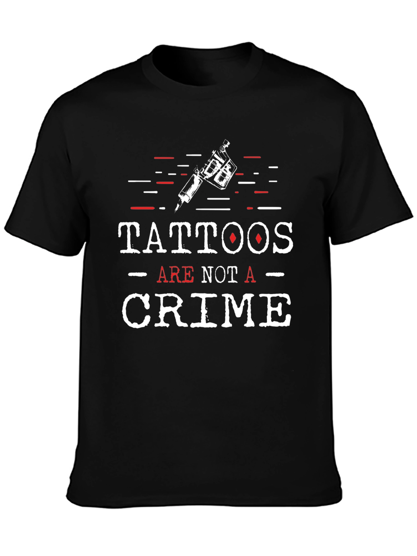 Tattoos Are Not A Crime Graphic T-Shirt