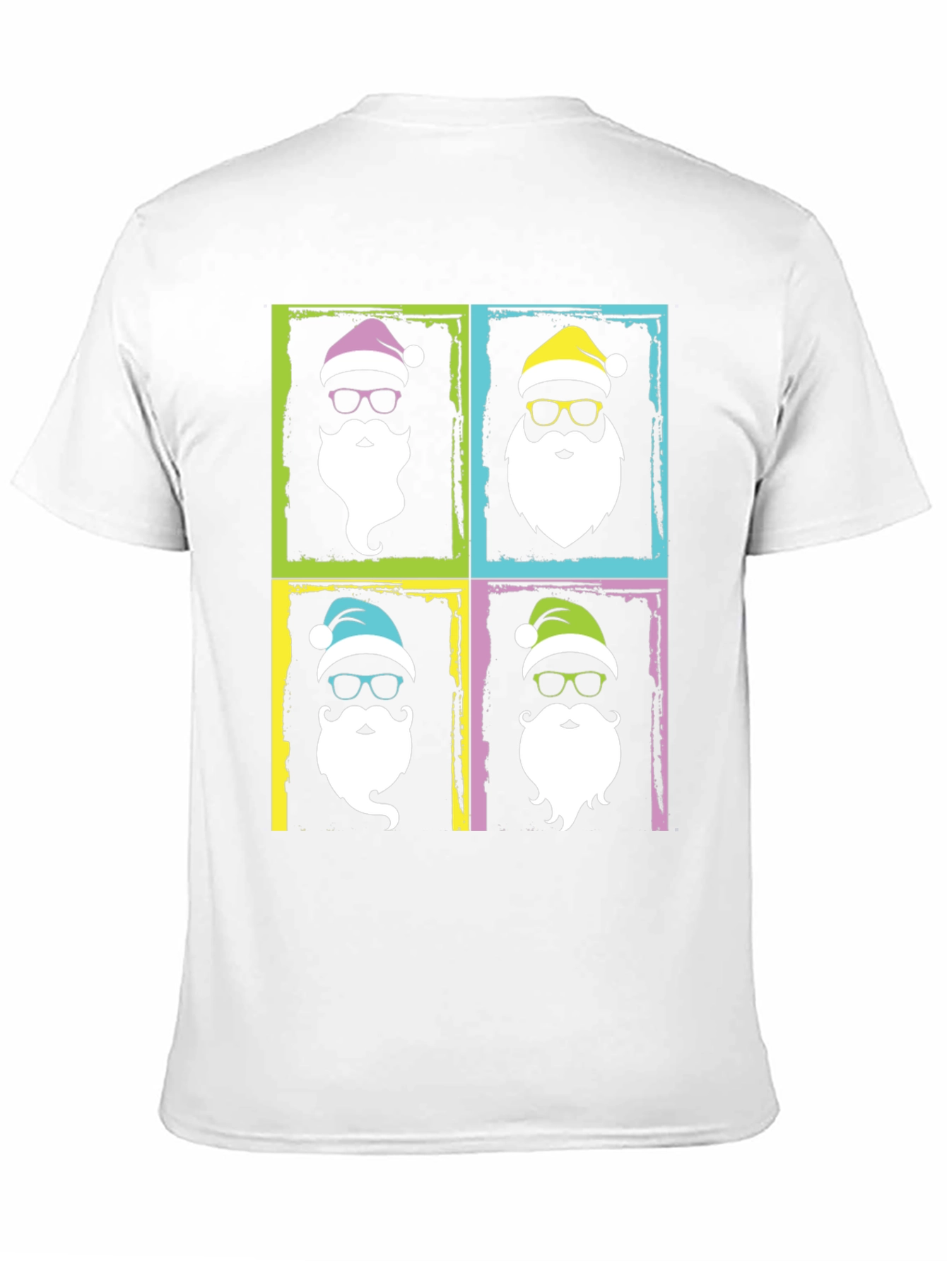 Festive Santa Pop Art T-Shirt
