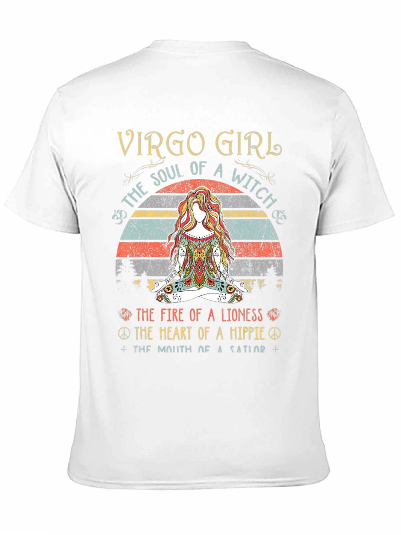 Virgo Girl Soul of A Witch Graphic T-Shirt