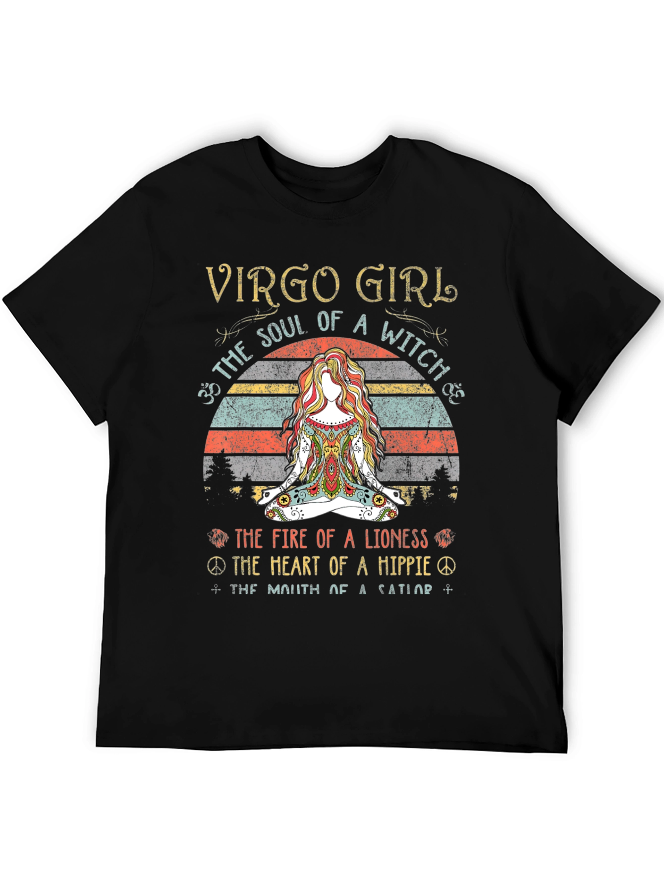 Virgo Girl Soul of A Witch Graphic T-Shirt