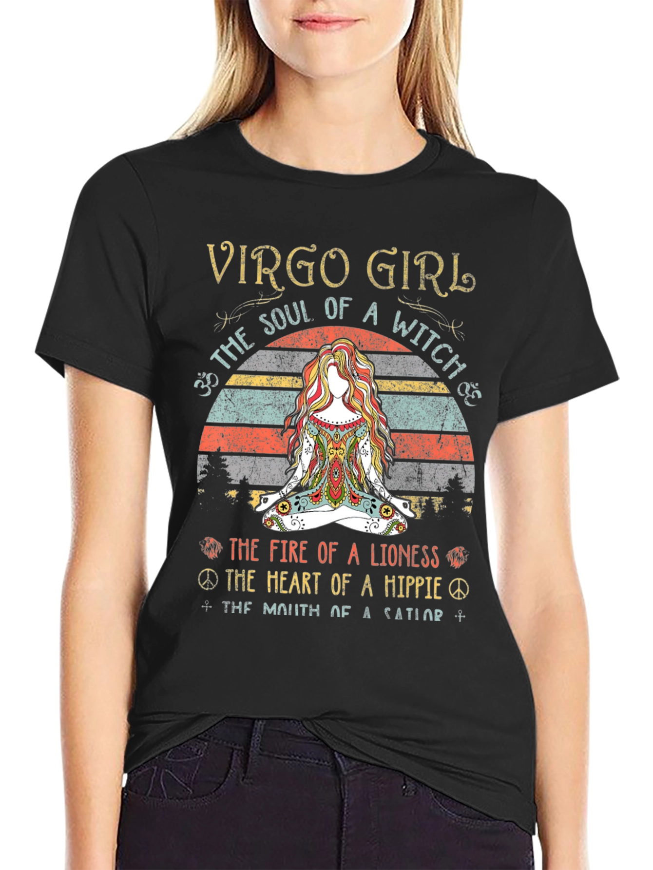 Virgo Girl Soul of A Witch Graphic T-Shirt