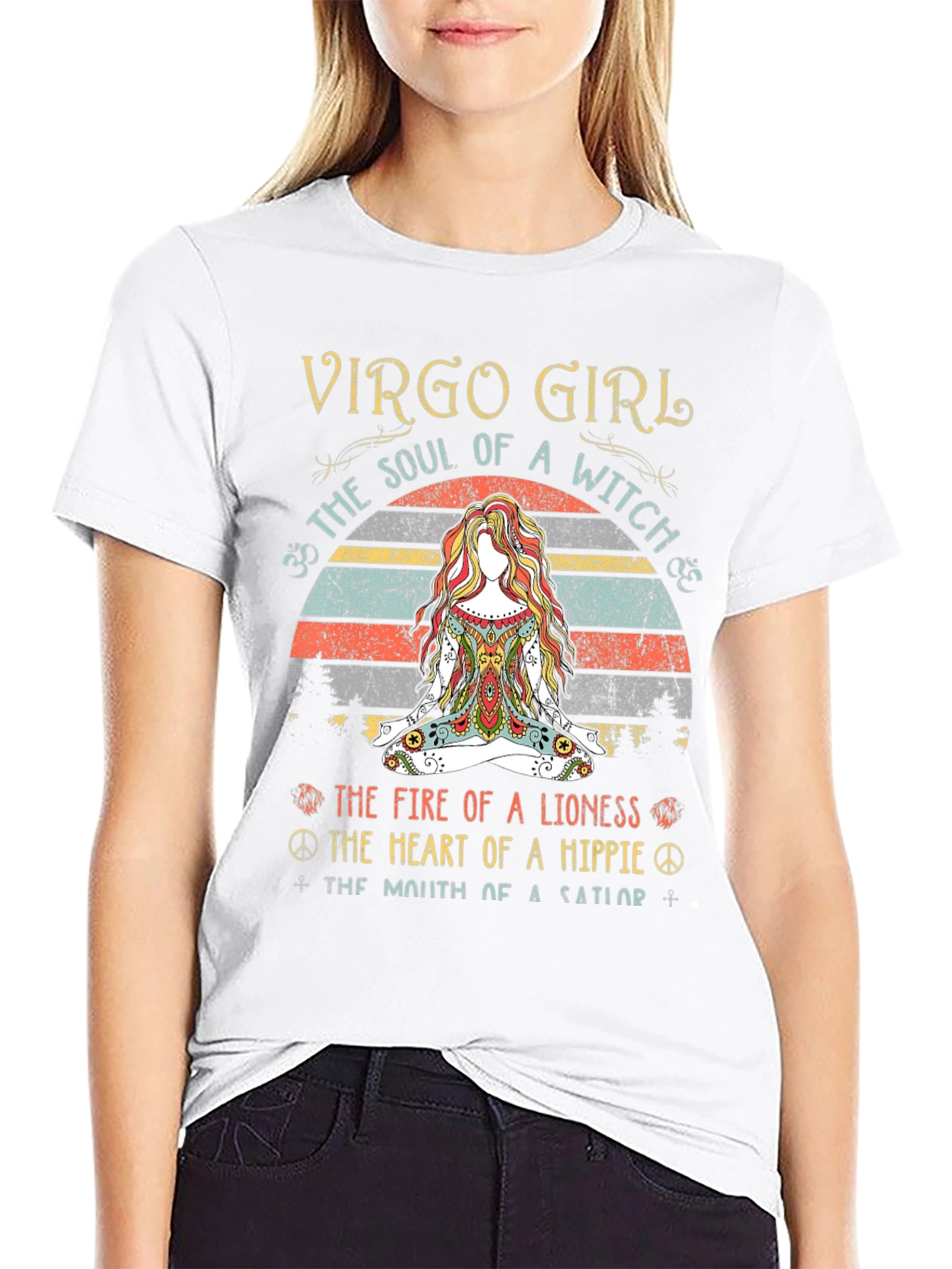 Virgo Girl Soul of A Witch Graphic T-Shirt