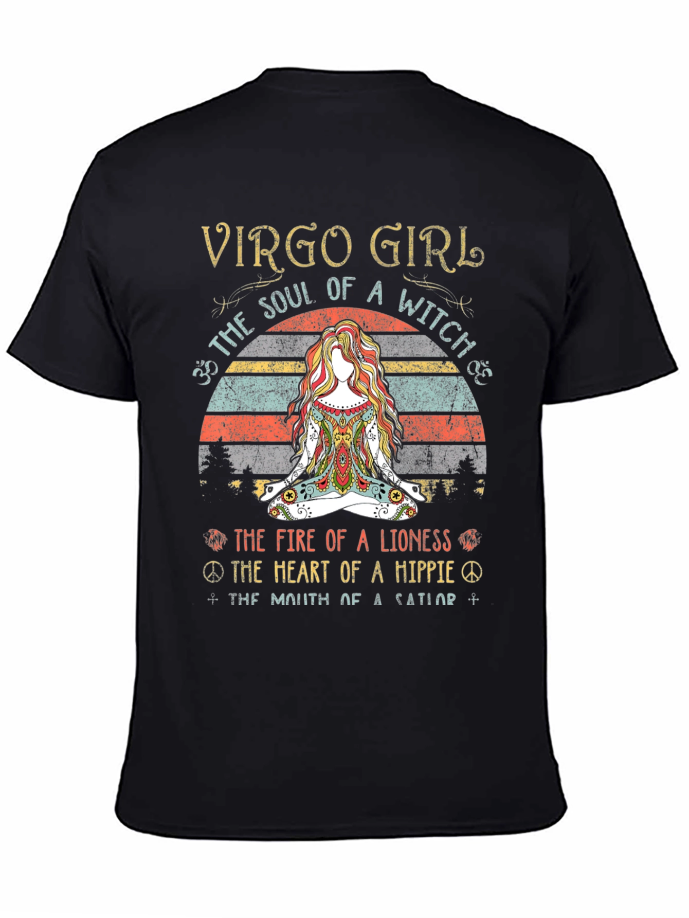 Virgo Girl Soul of A Witch Graphic T-Shirt