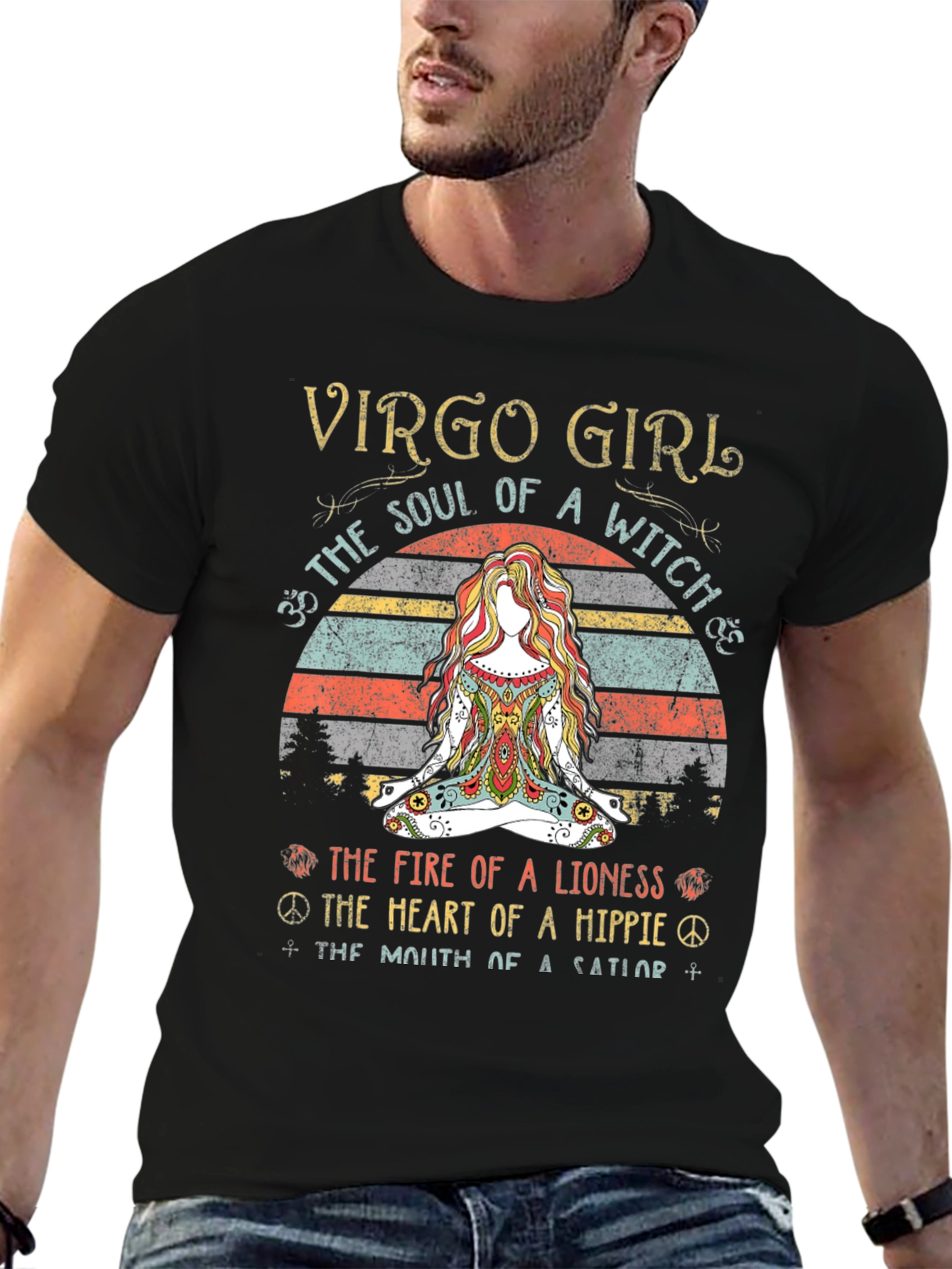 Virgo Girl Soul of A Witch Graphic T-Shirt