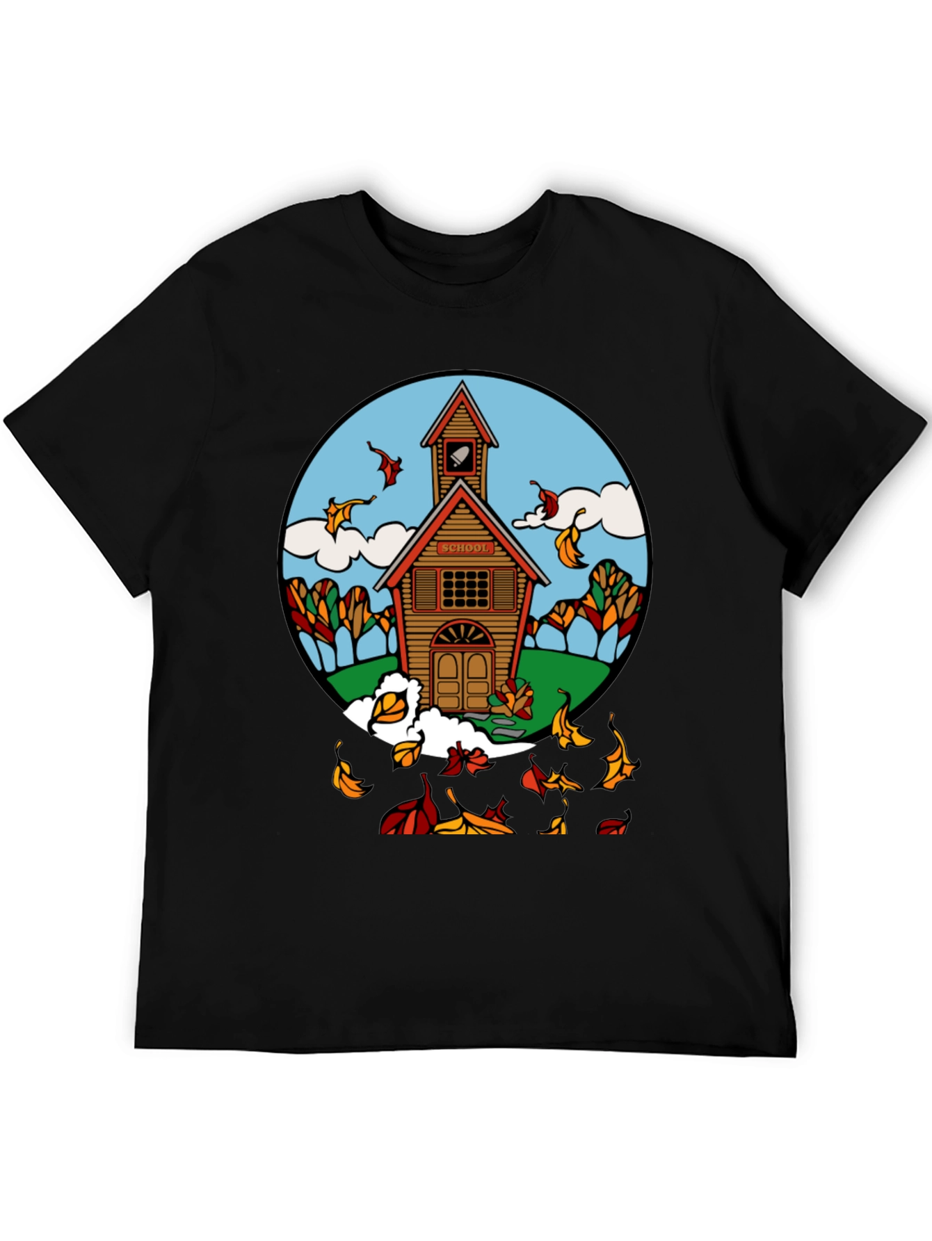 Autumn Schoolhouse T-Shirt