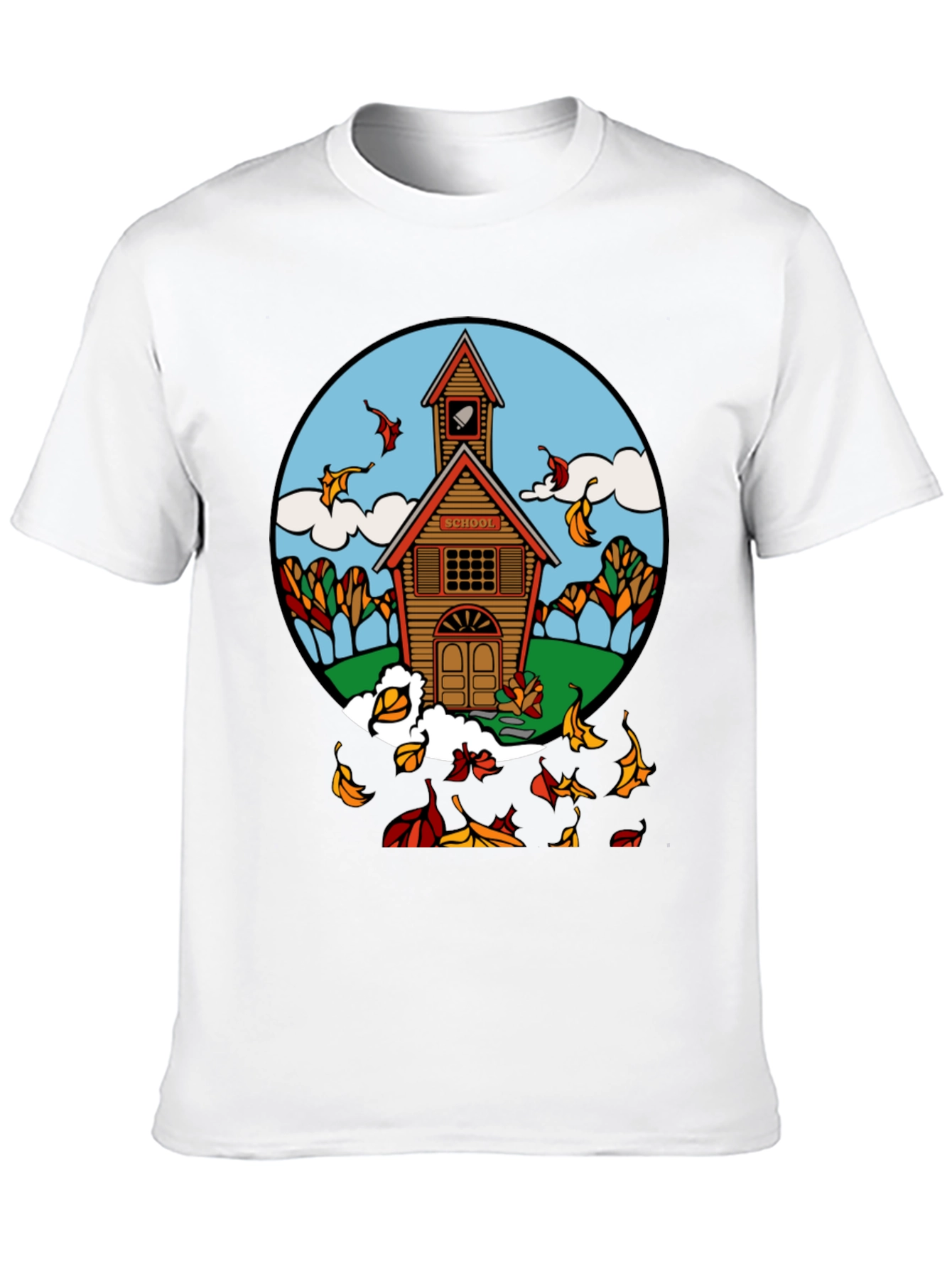 Autumn Schoolhouse T-Shirt