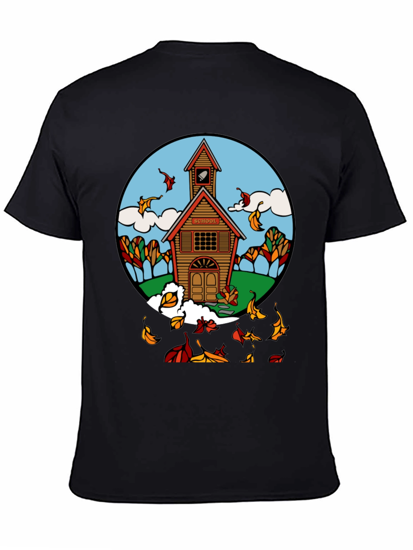 Autumn Schoolhouse T-Shirt