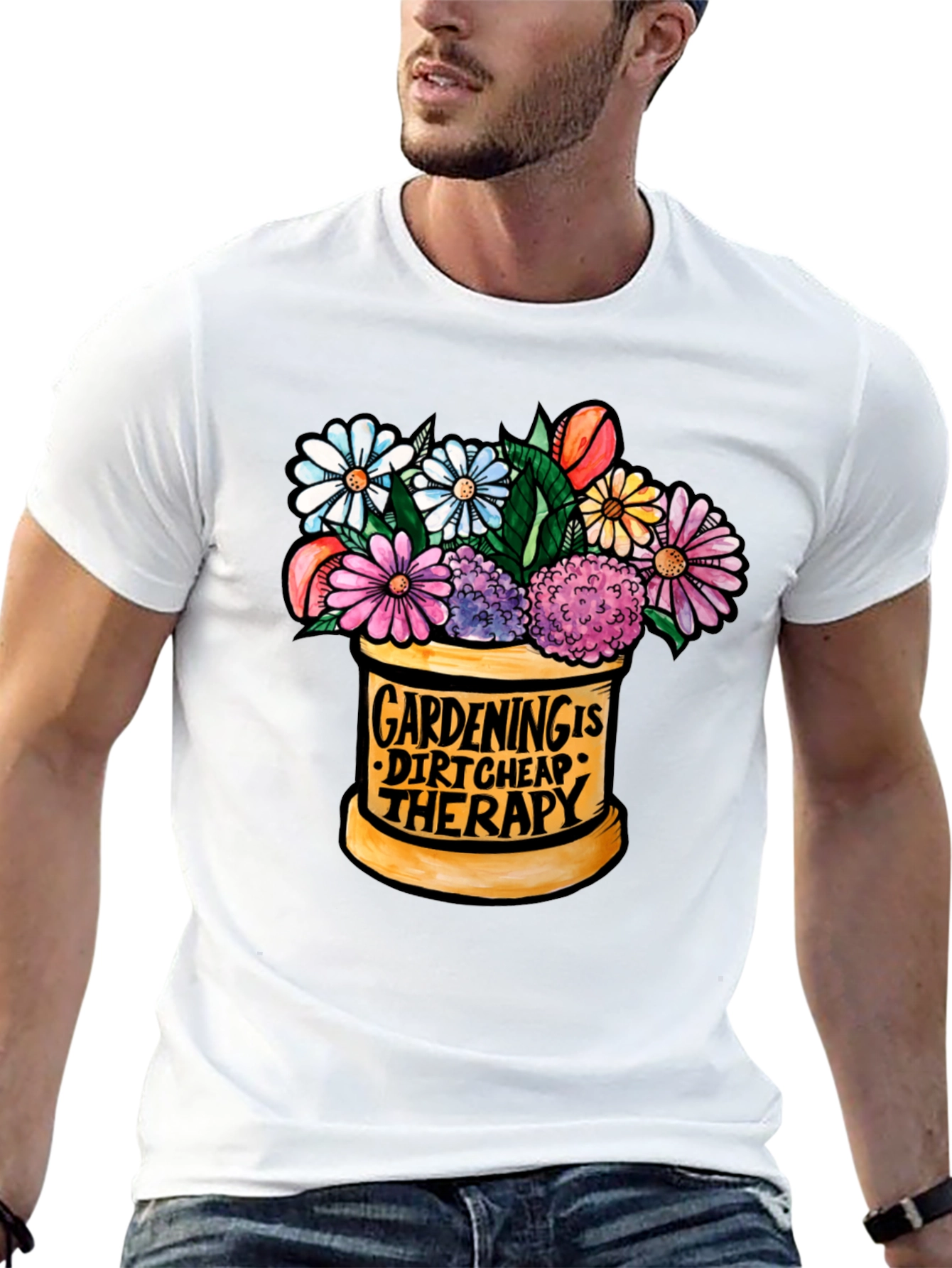 Gardening is Dirt Cheap Therapy T-Shirt