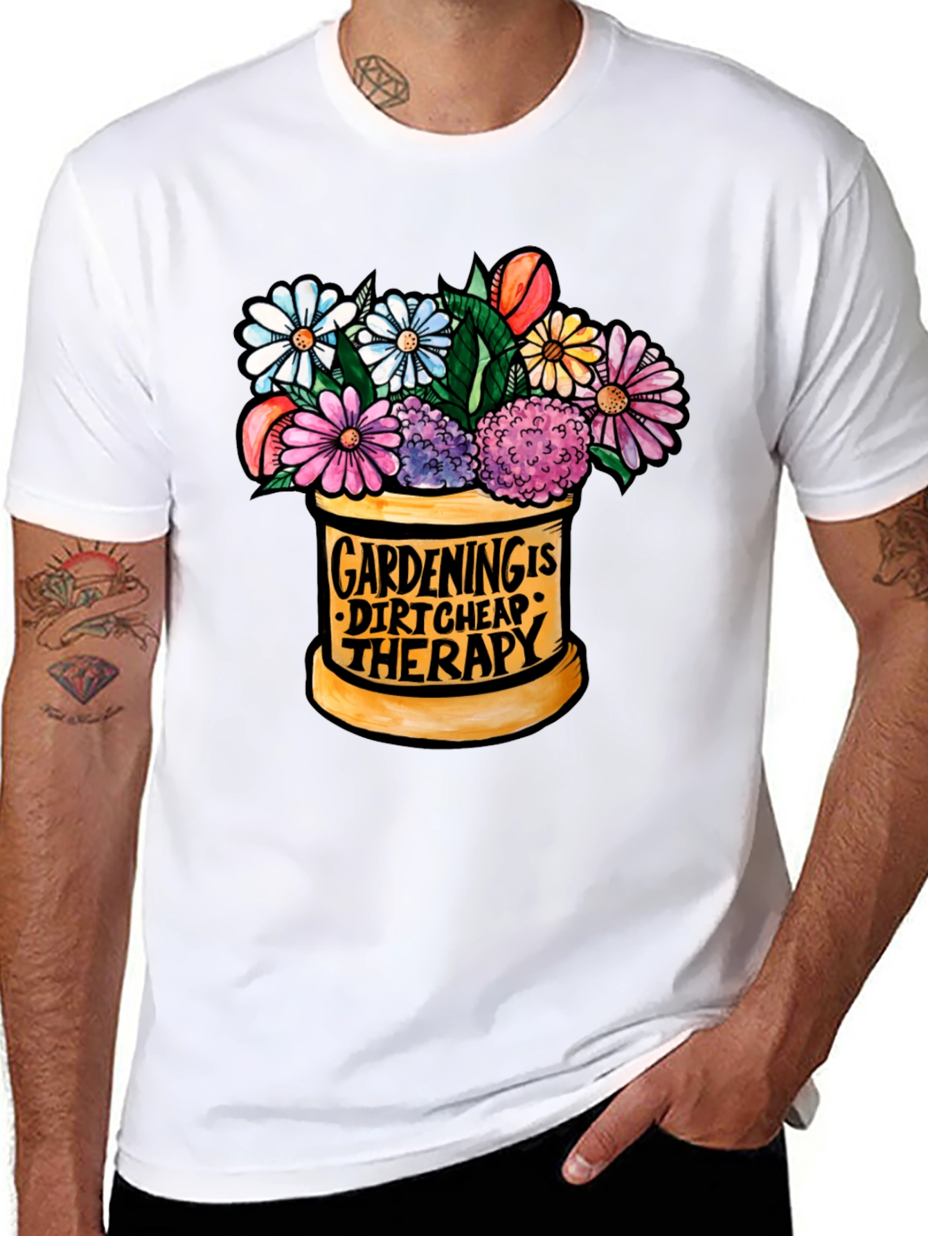 Gardening is Dirt Cheap Therapy T-Shirt