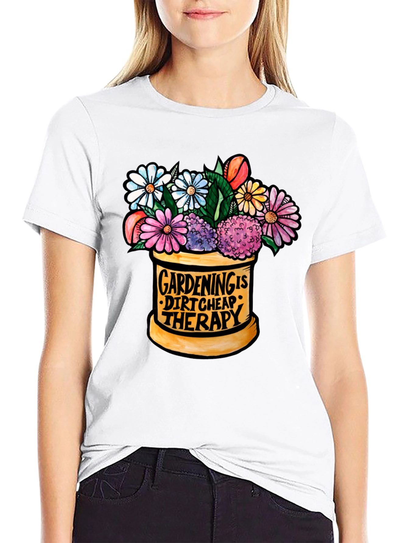 Gardening is Dirt Cheap Therapy T-Shirt