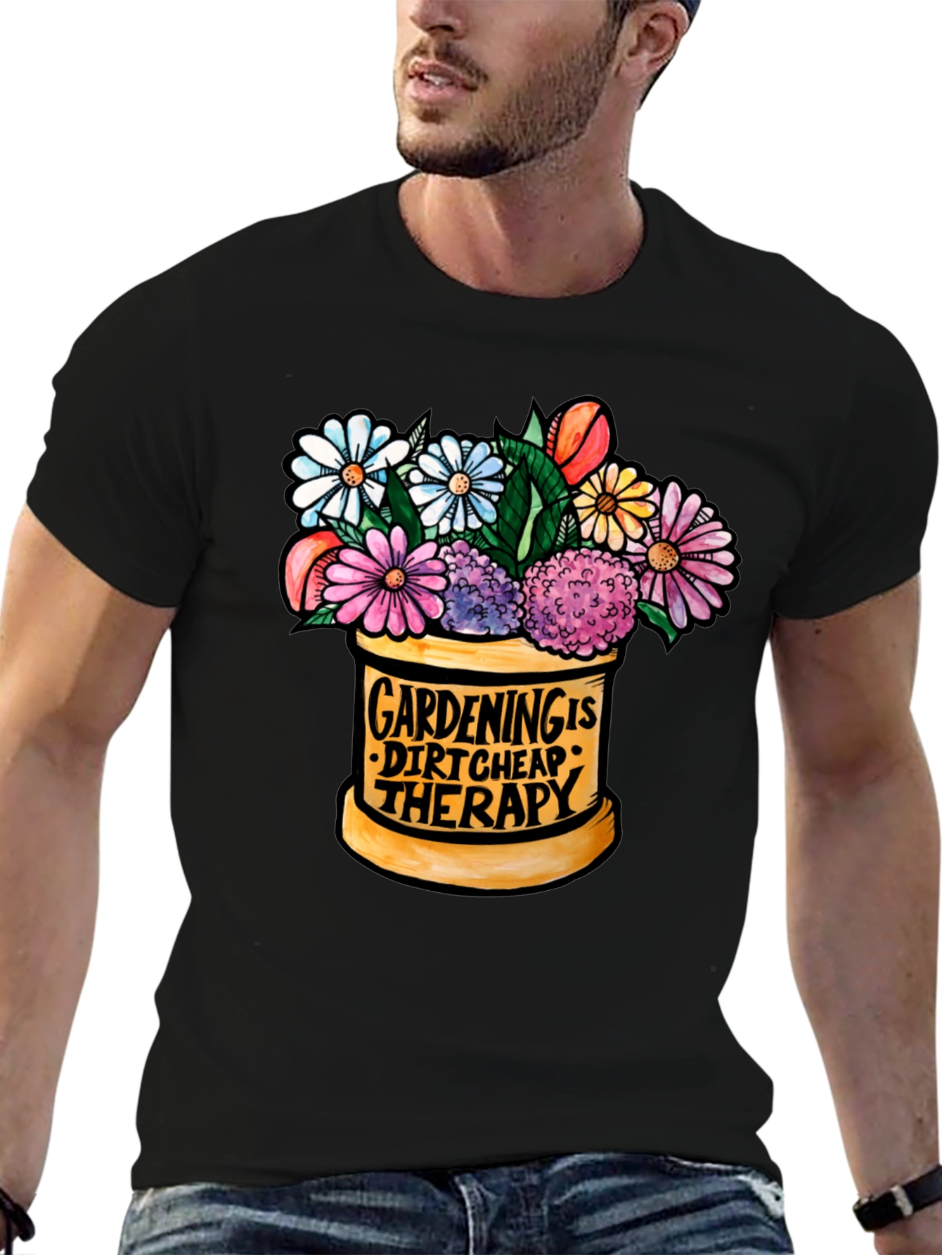 Gardening is Dirt Cheap Therapy T-Shirt