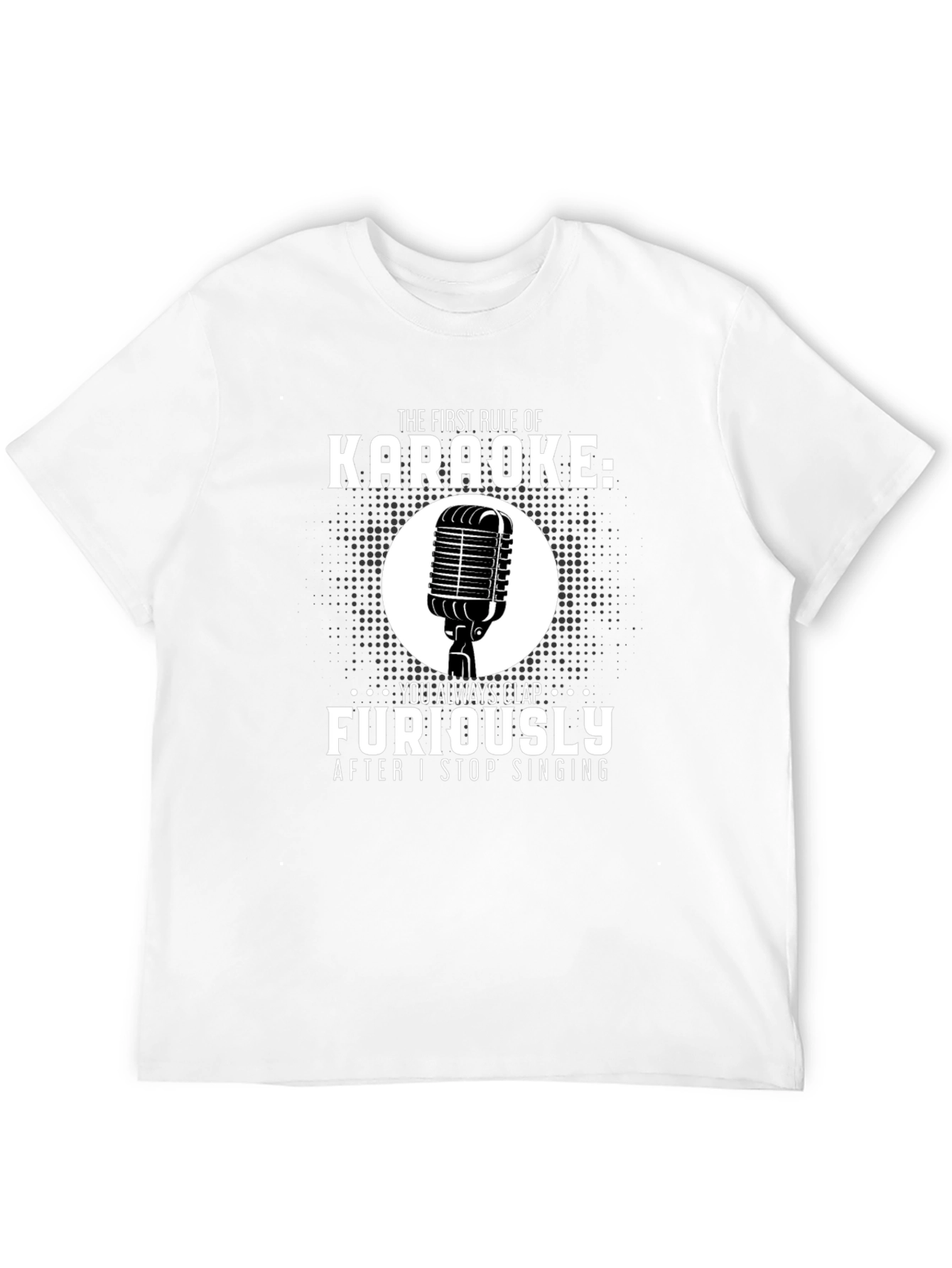 Karaoke Rule T-Shirt: Clap Furiously Funny Musician Tee