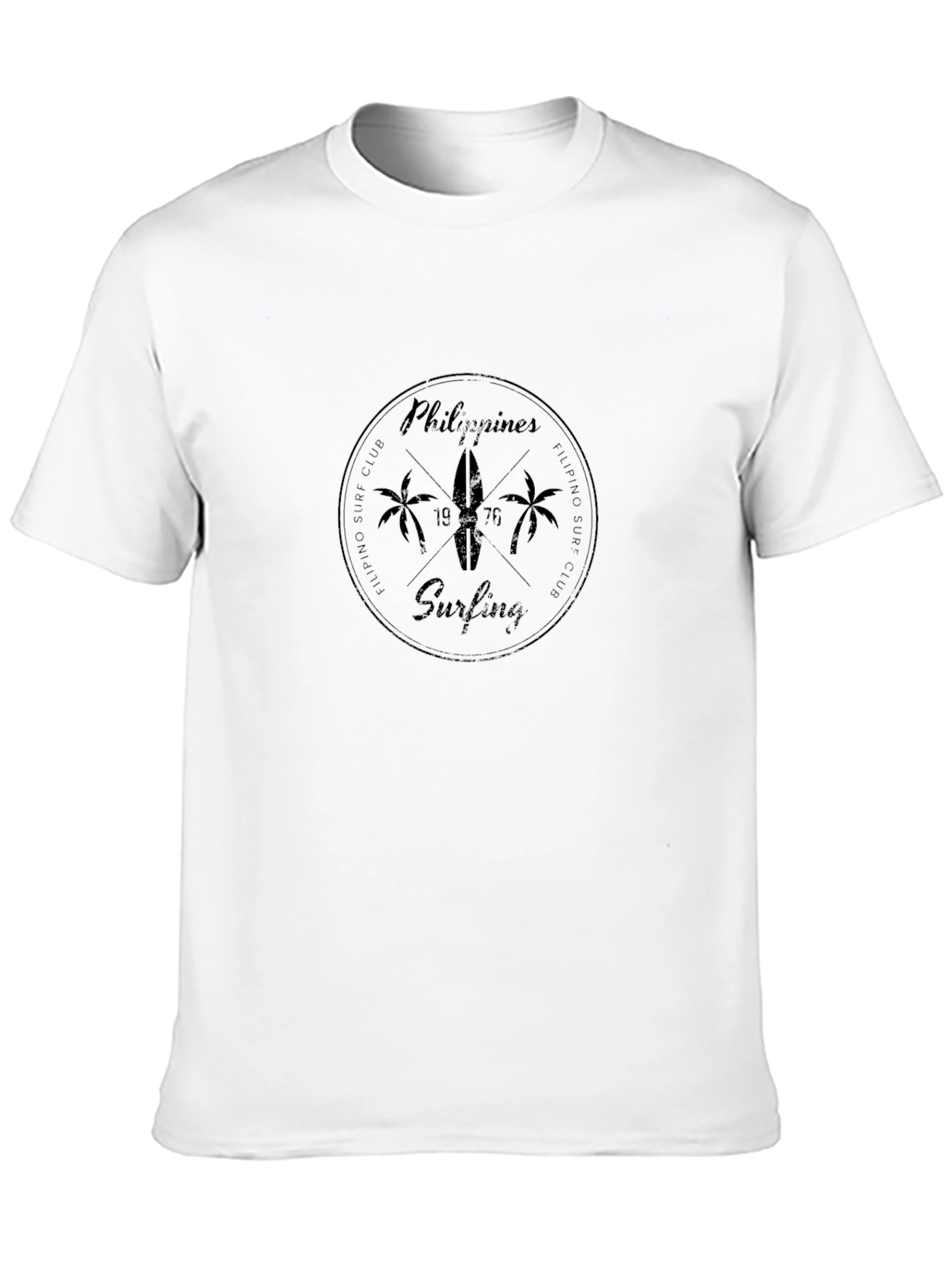Philippines Surfing Club Black T-Shirt