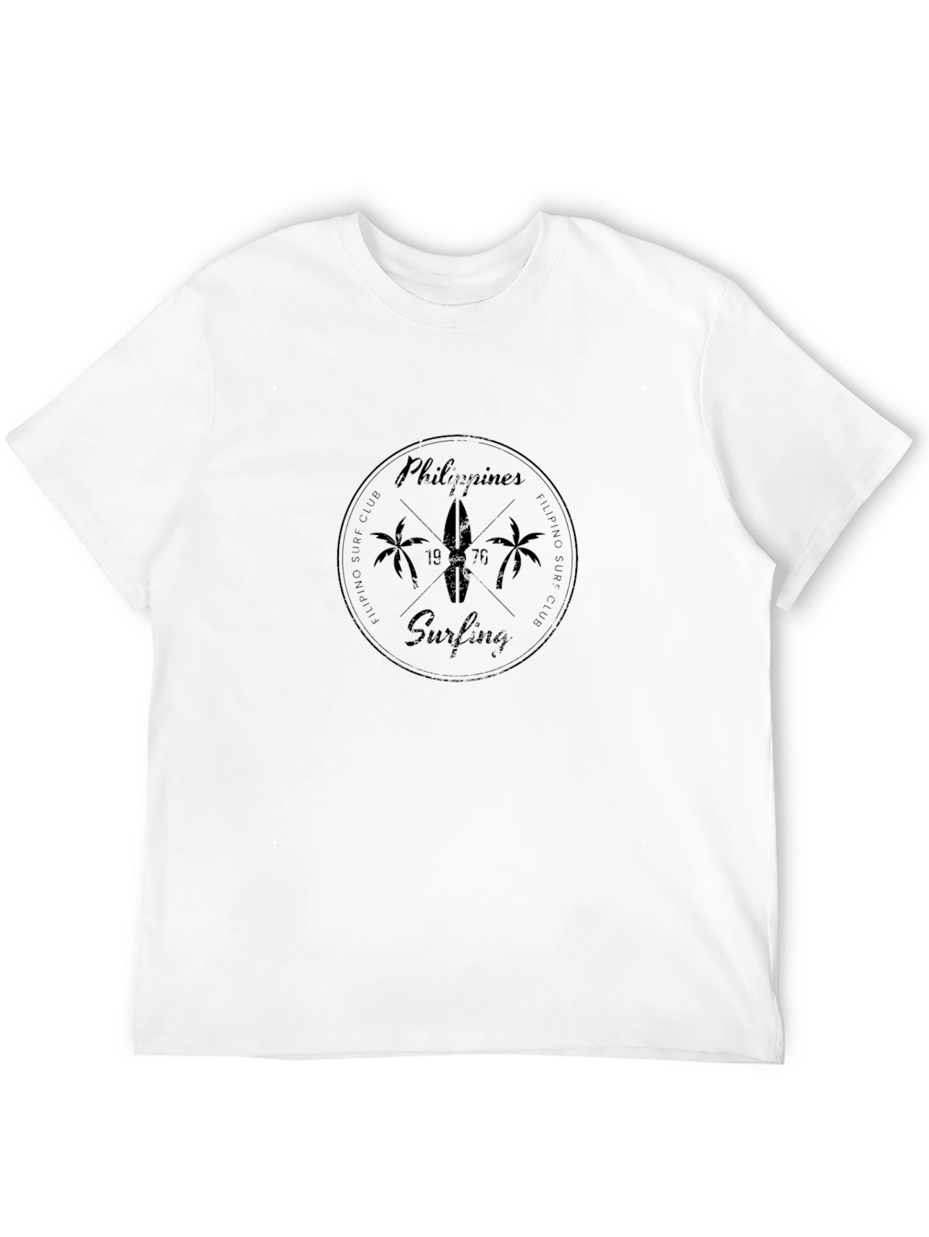 Philippines Surfing Club Black T-Shirt