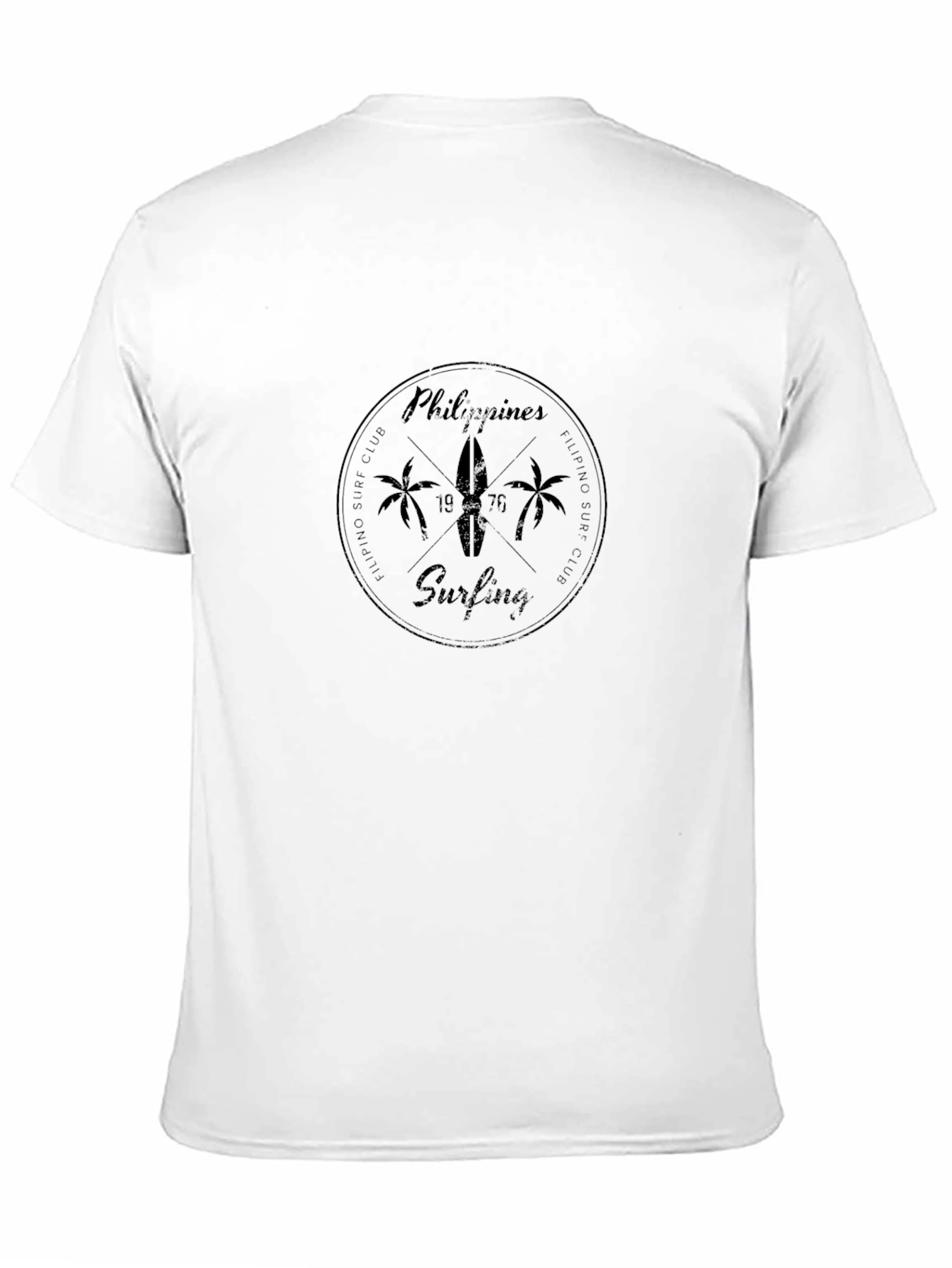Philippines Surfing Club Black T-Shirt