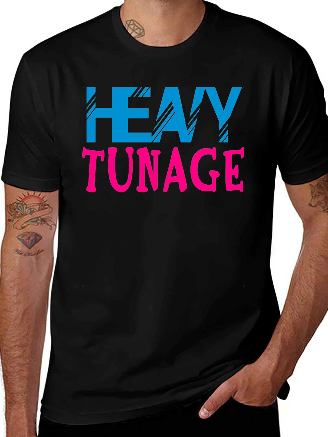 Heavy Tunage Graphic T-Shirt - Black