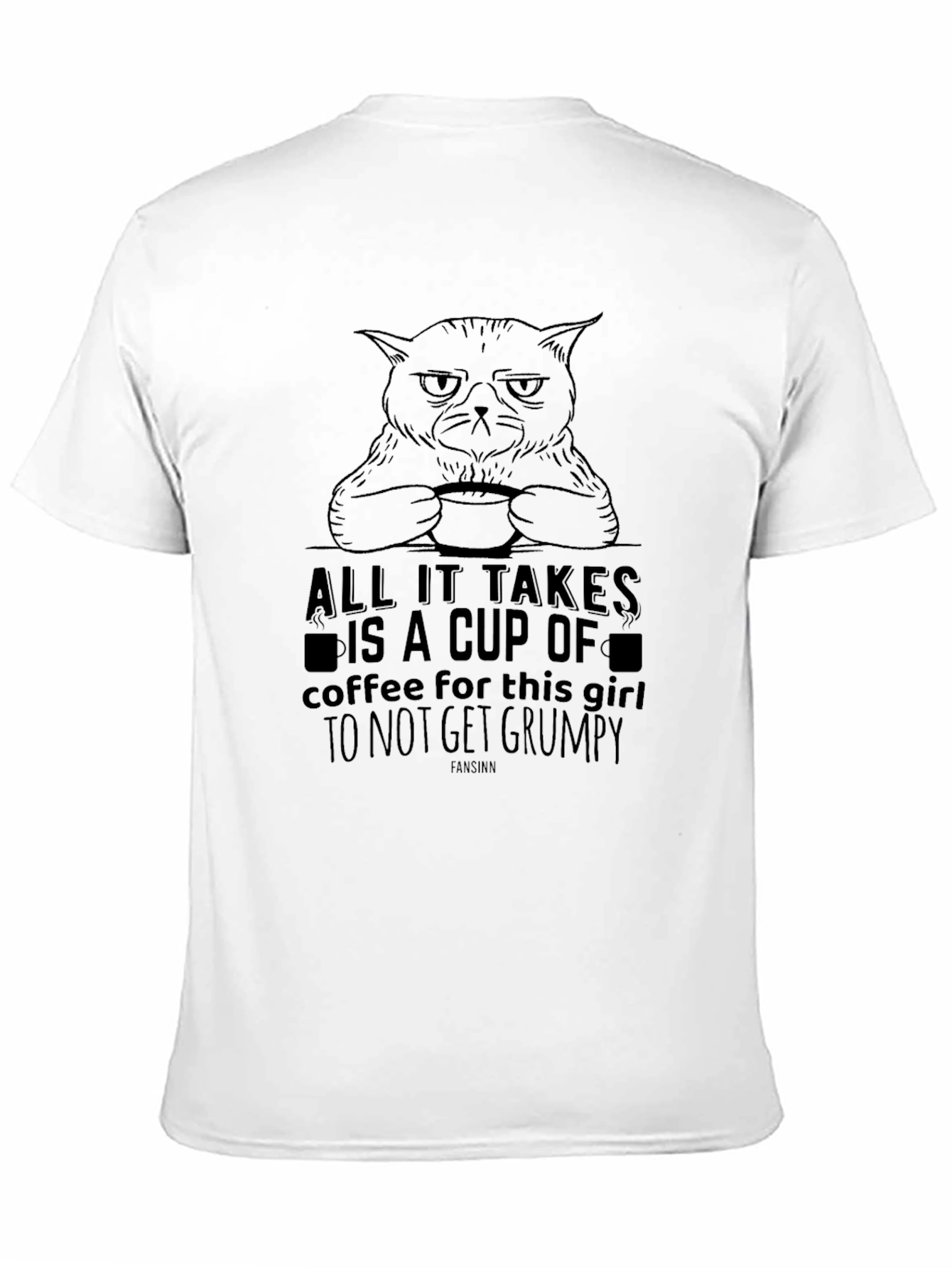 Grumpy Cat Coffee Lover T-Shirt