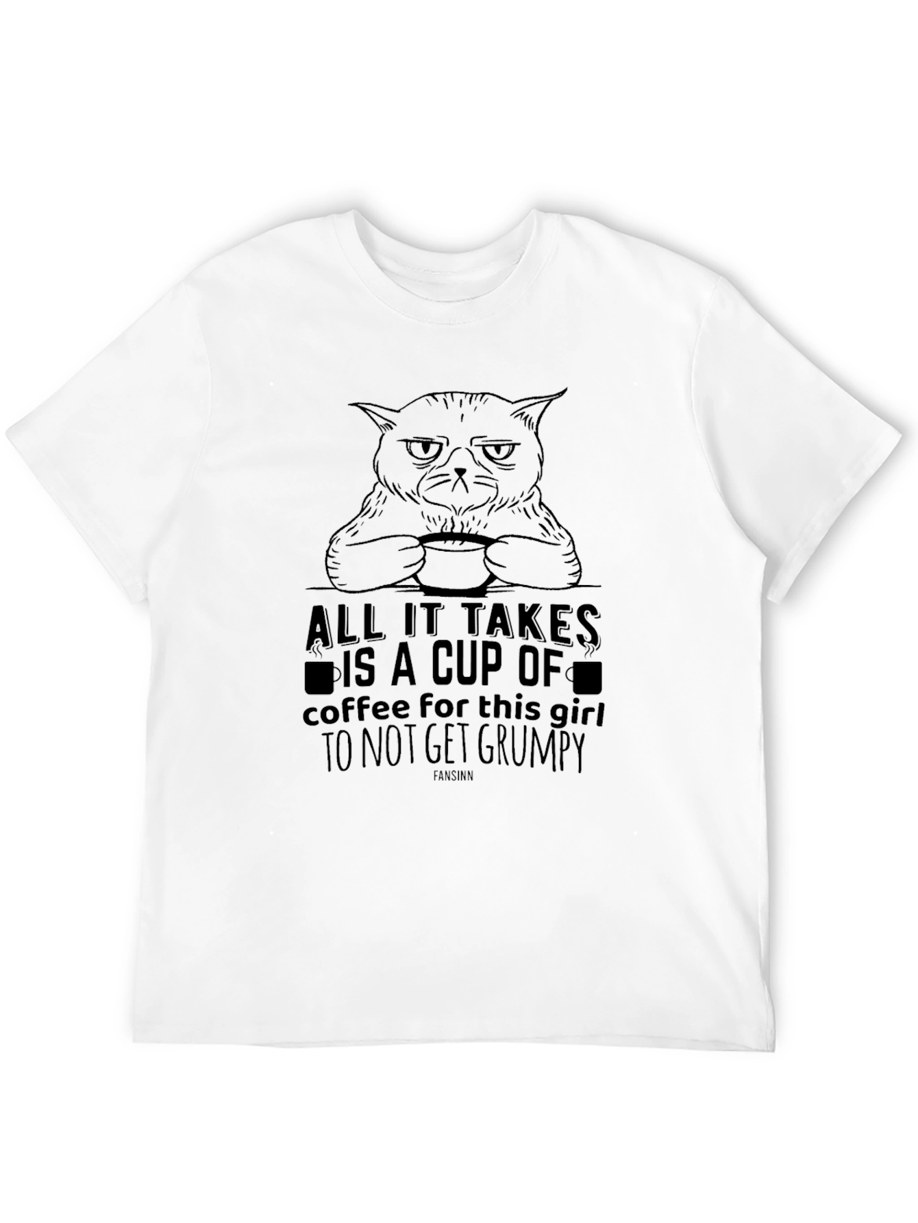 Grumpy Cat Coffee Lover T-Shirt