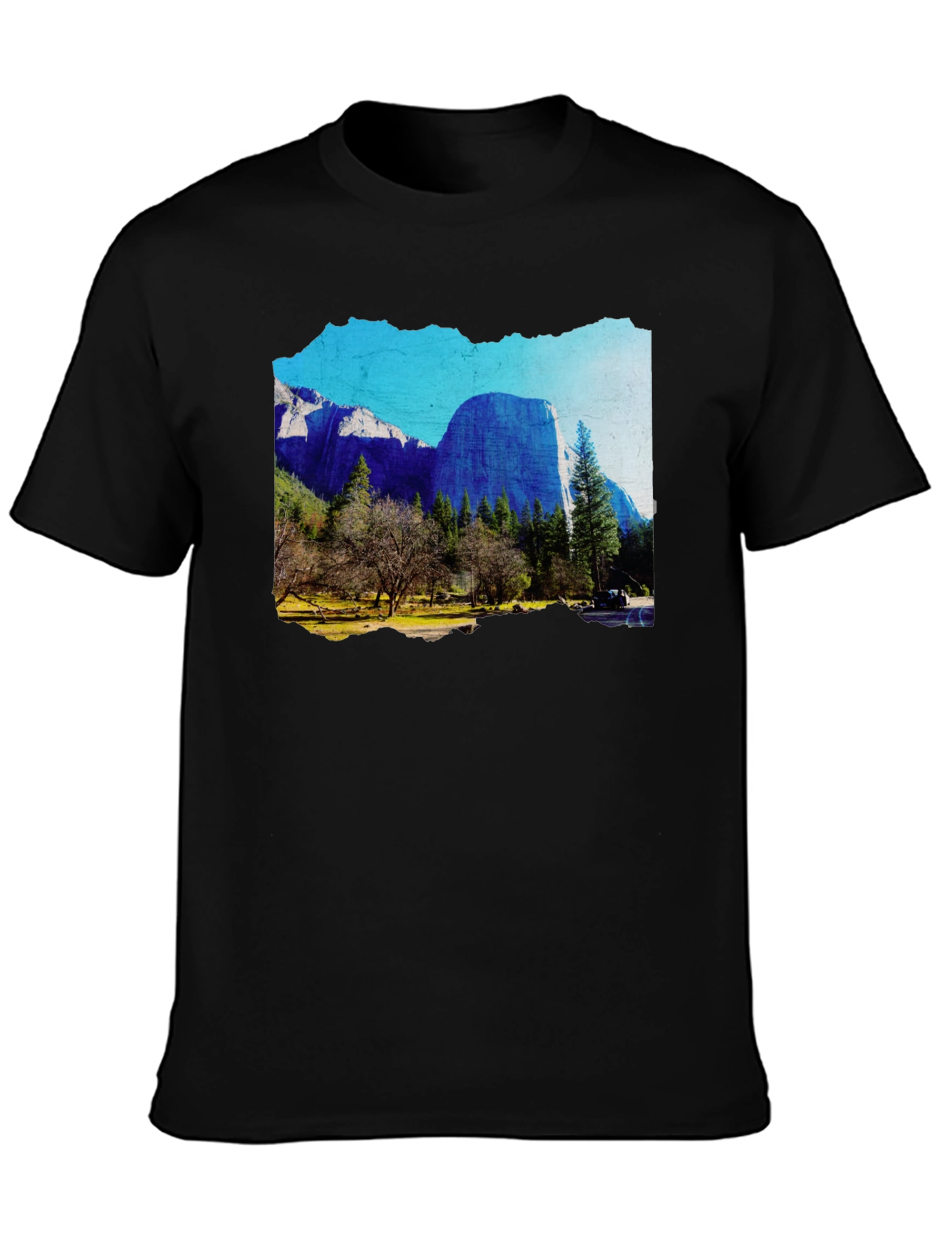 Mountain Graphic Tee - Scenic Black T-Shirt