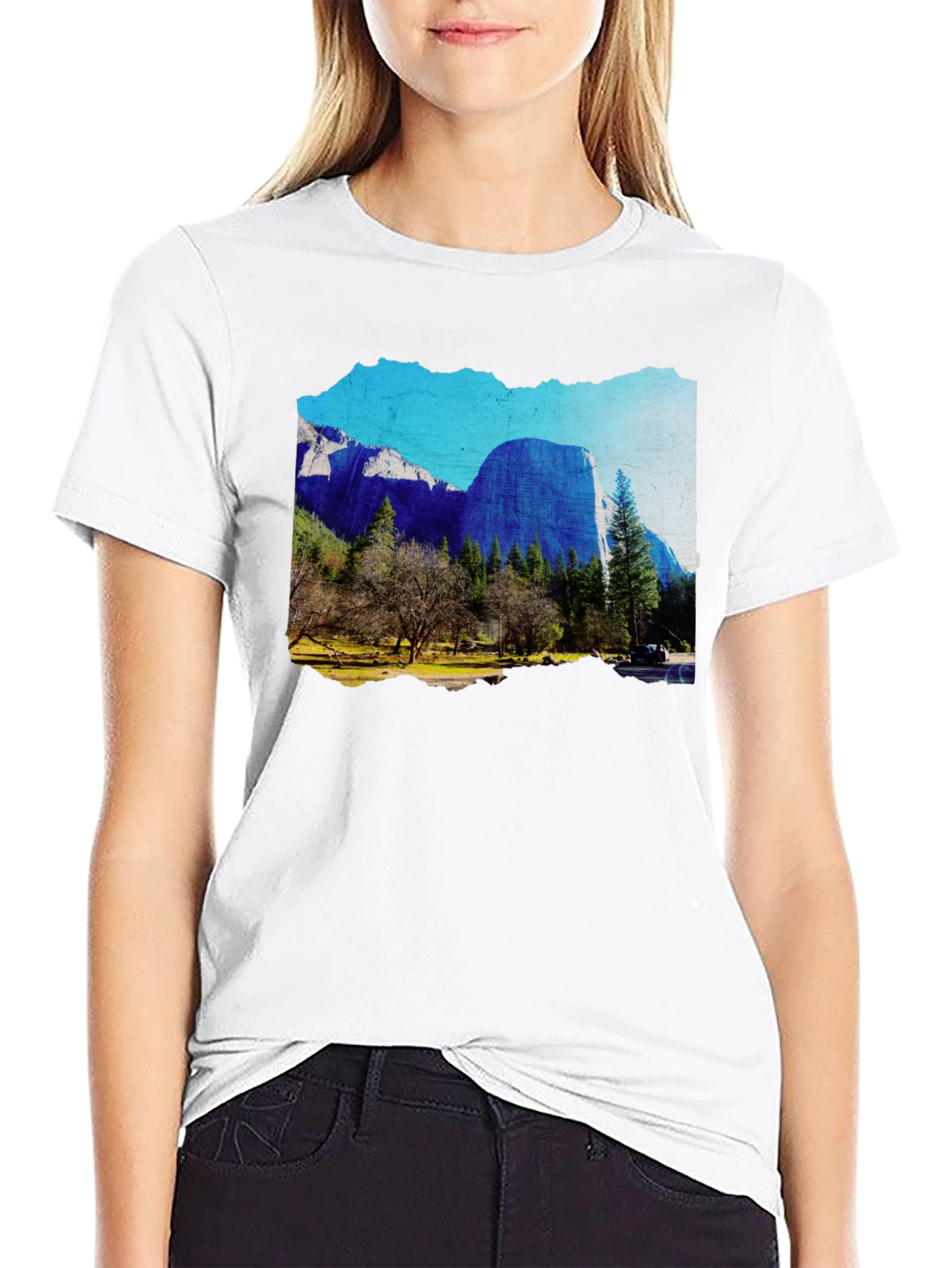 Mountain Graphic Tee - Scenic Black T-Shirt
