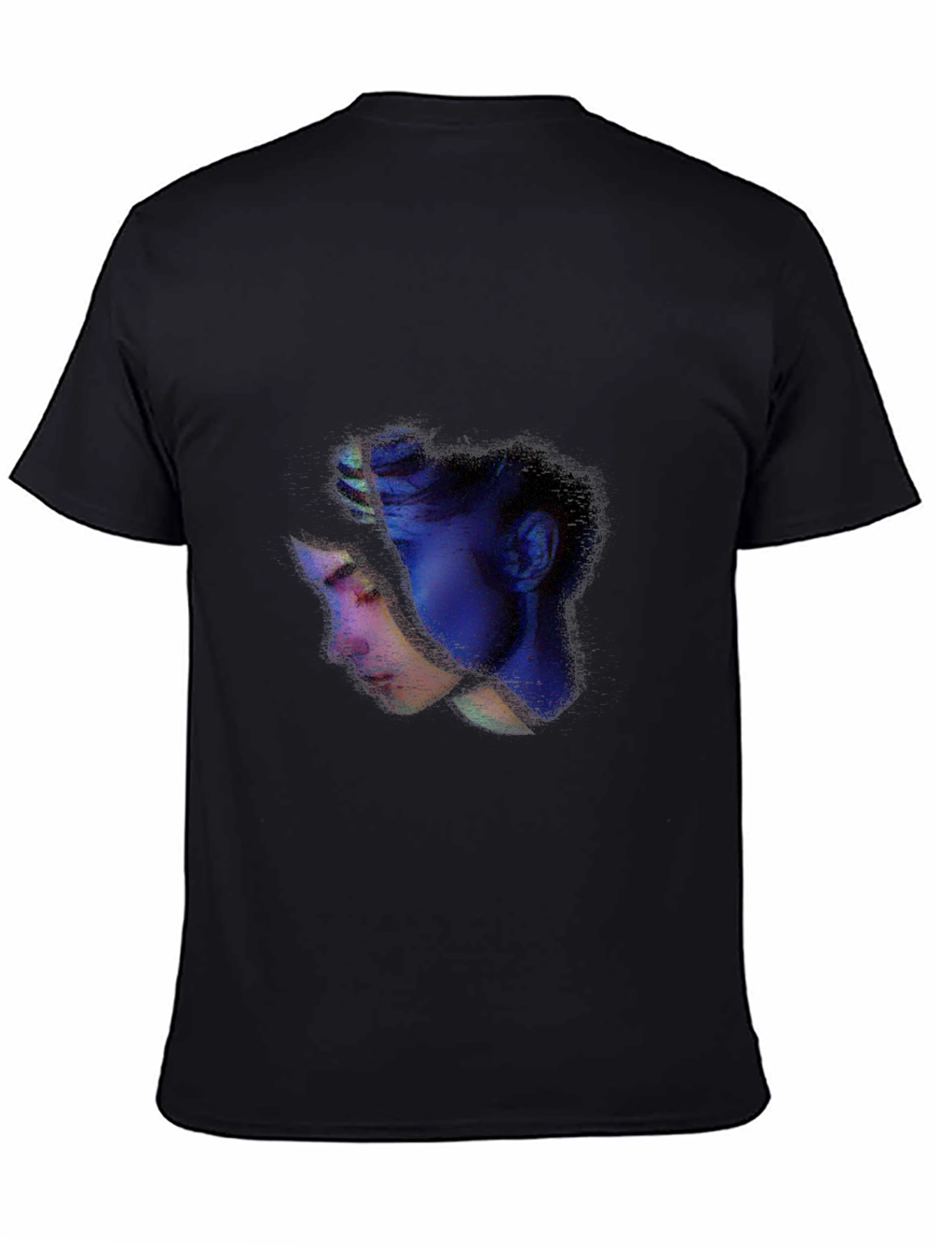 Abstract Portrait Black Tee