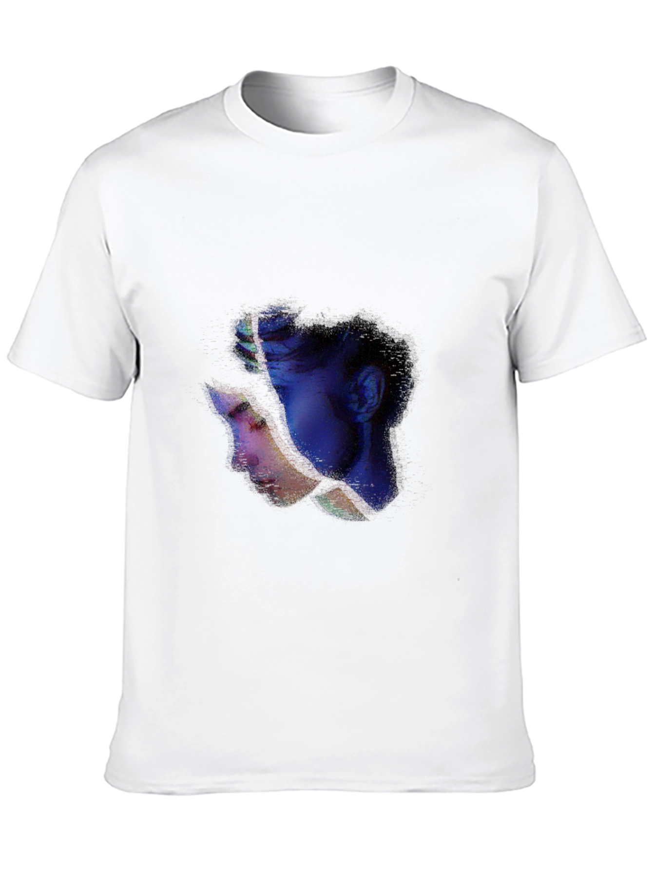Abstract Portrait Black Tee