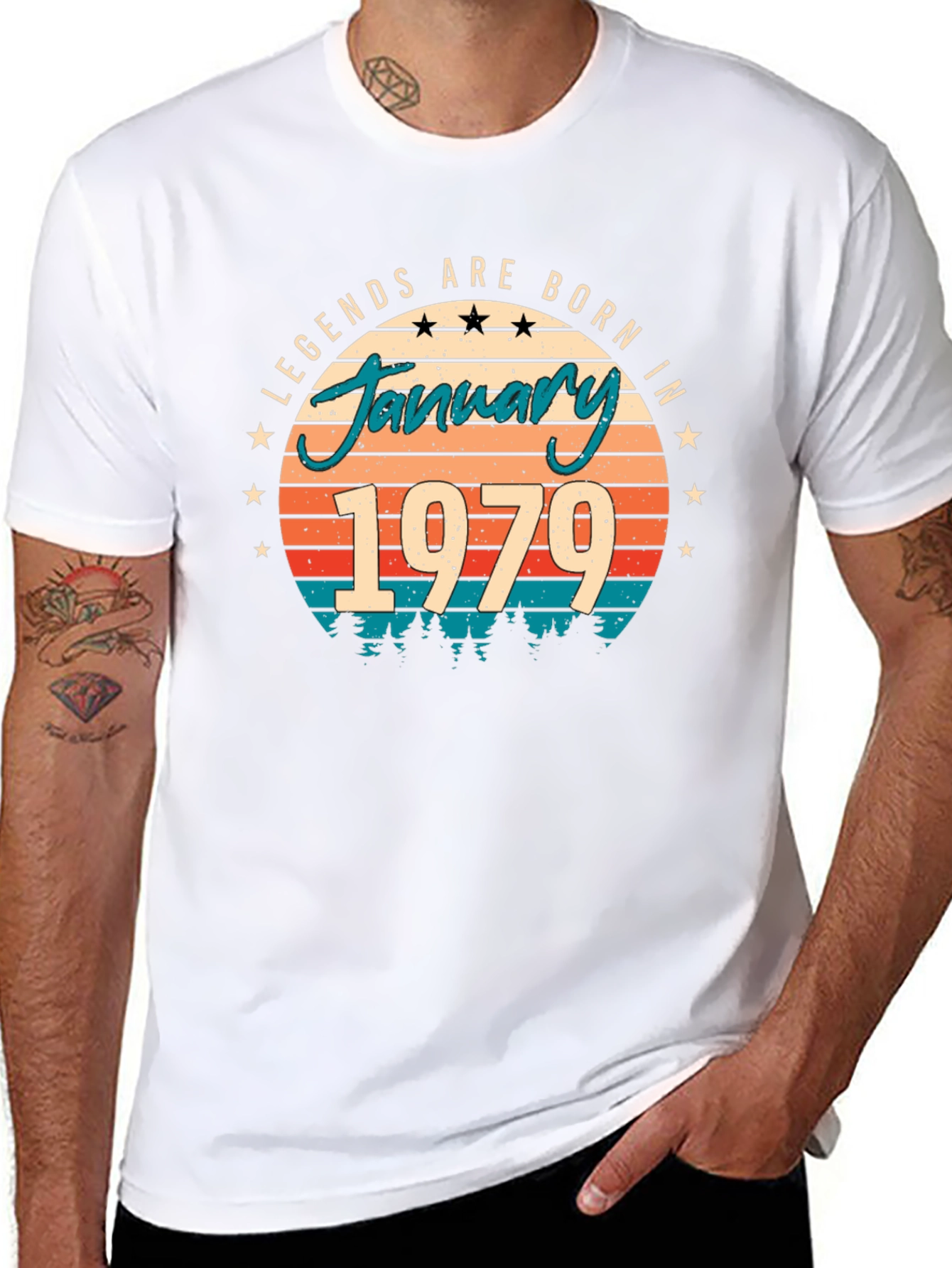 Legends Born in January 1979 T-Shirt