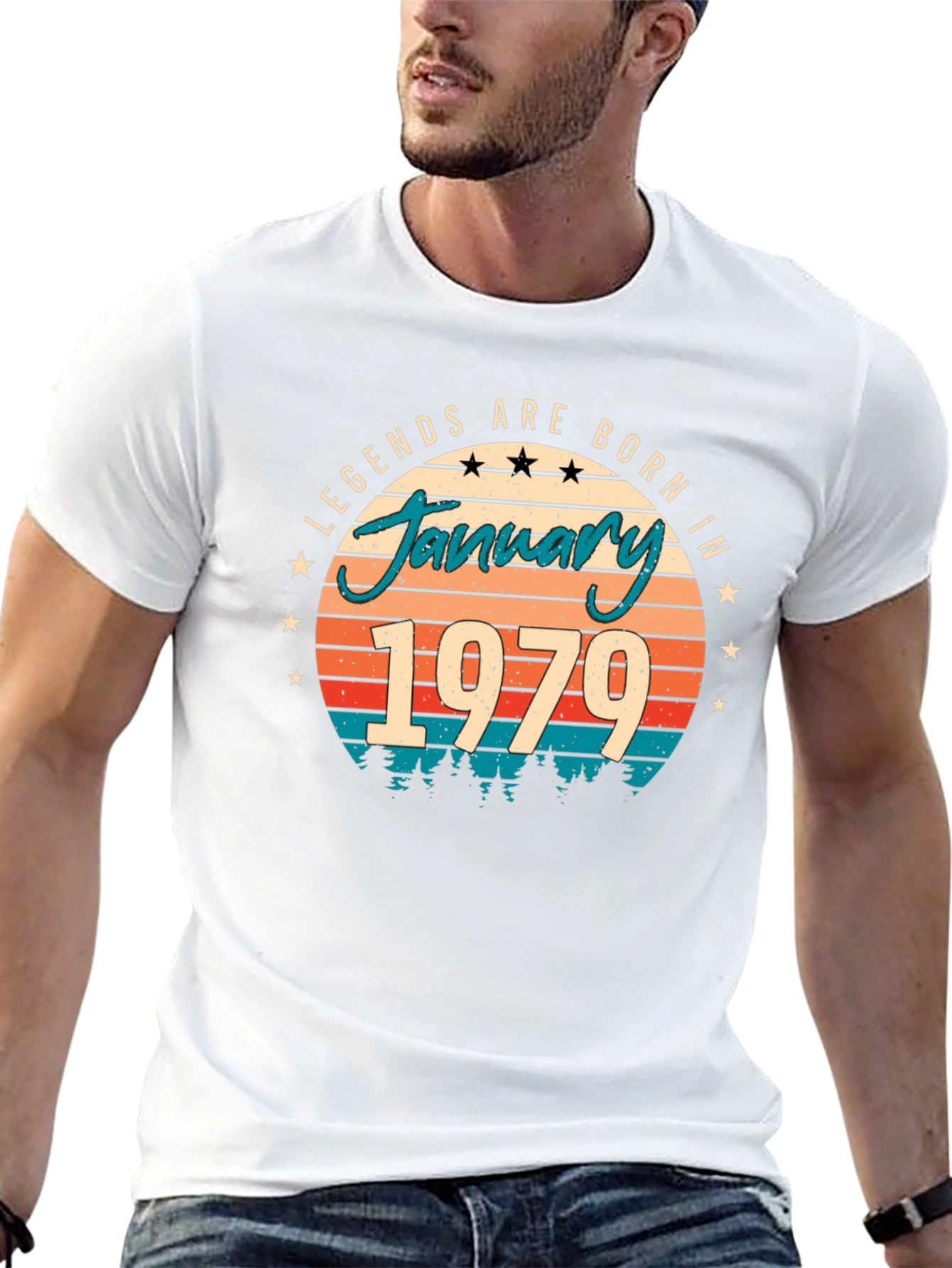 Legends Born in January 1979 T-Shirt