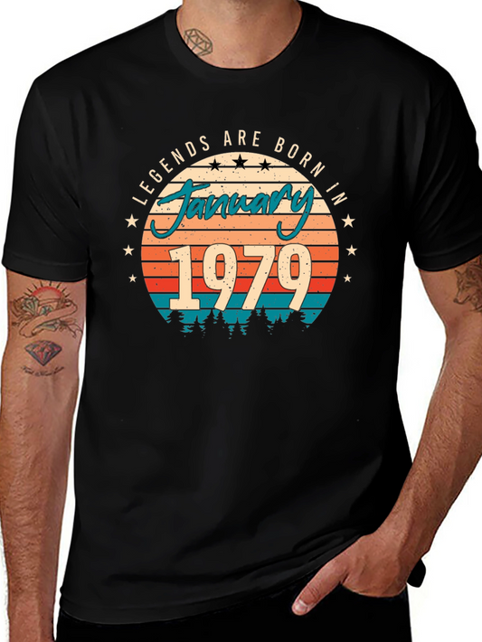 Legends Born in January 1979 T-Shirt