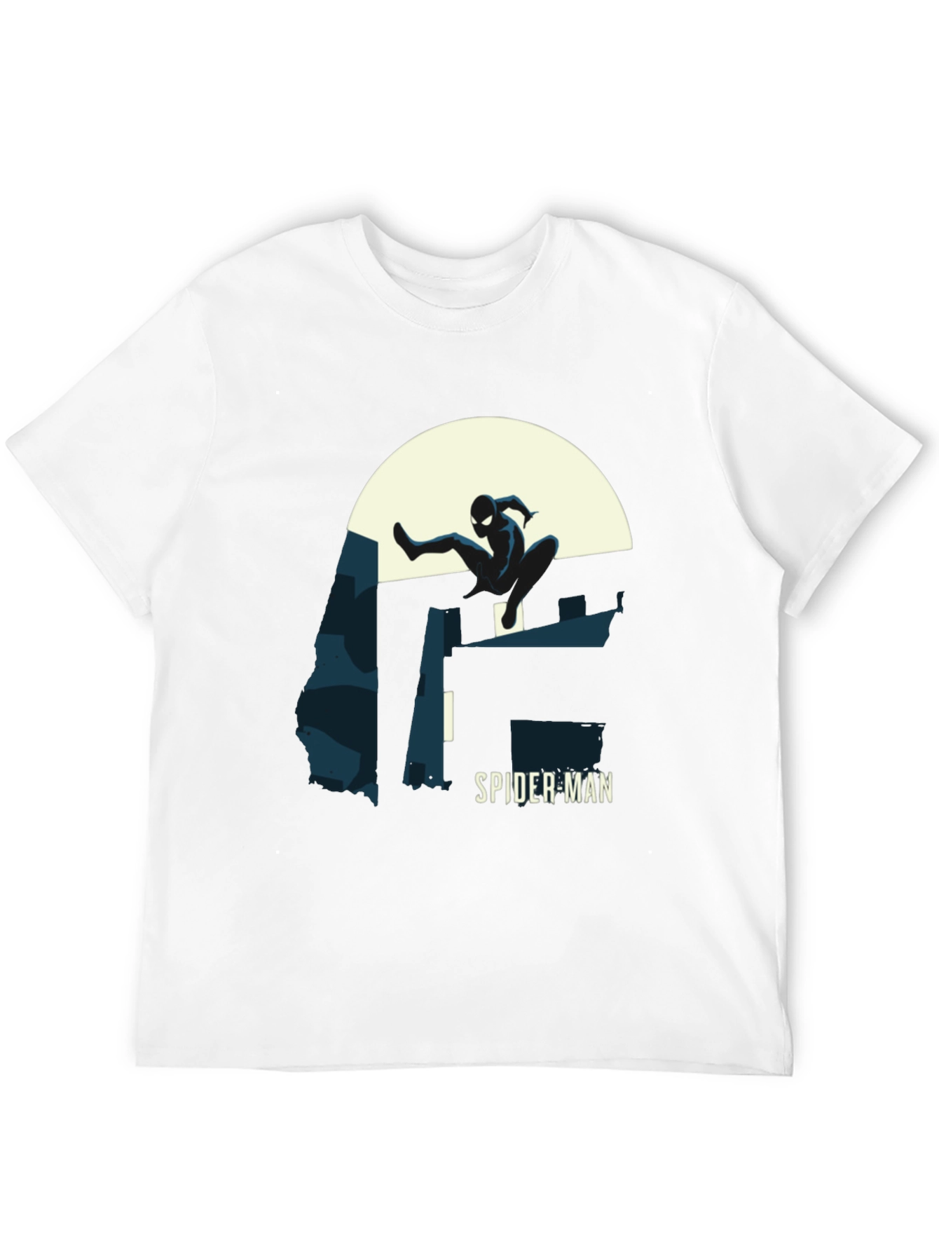Spider-Man Silhouette T-Shirt - Black