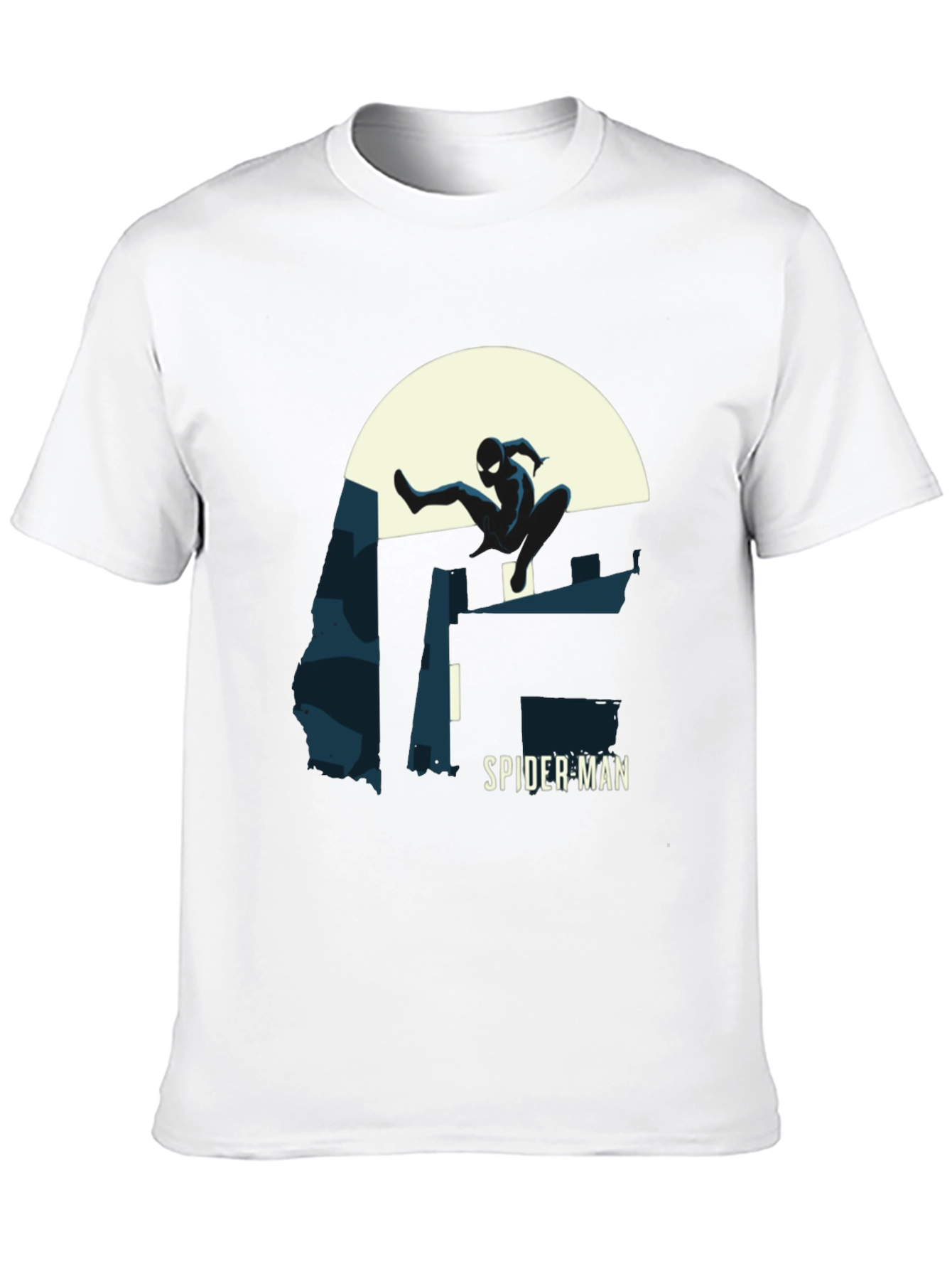 Spider-Man Silhouette T-Shirt - Black