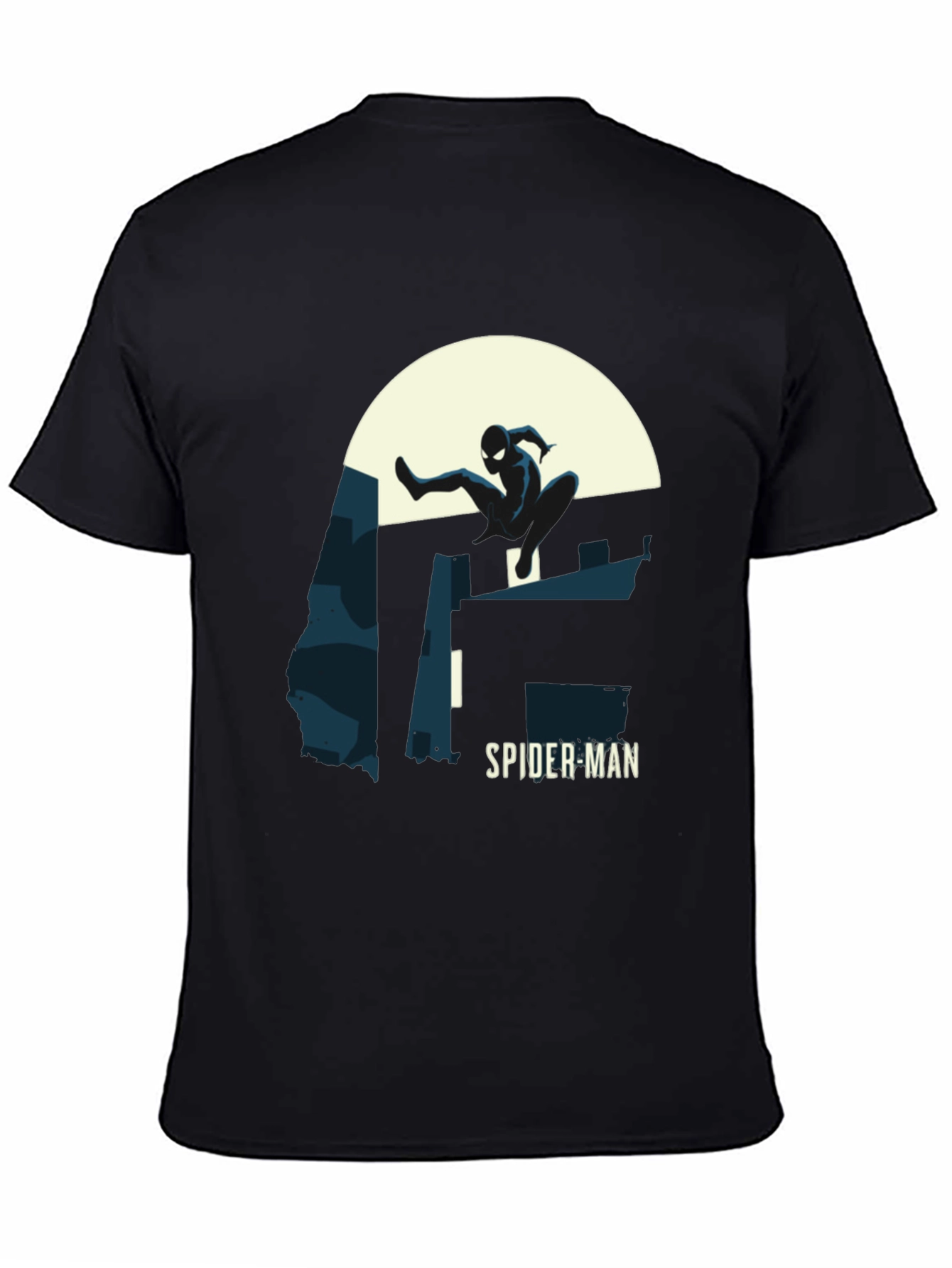 Spider-Man Silhouette T-Shirt - Black