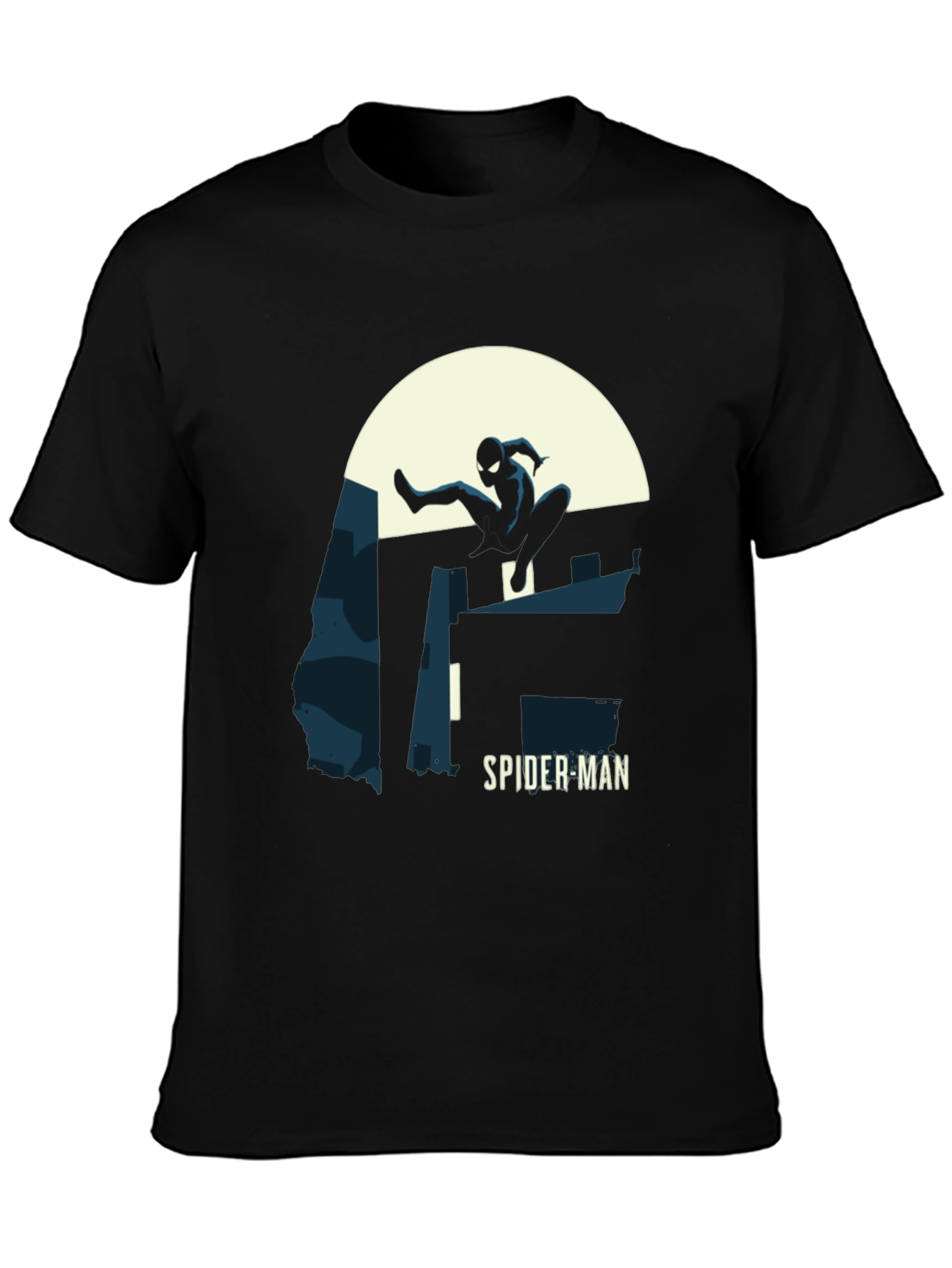 Spider-Man Silhouette T-Shirt - Black