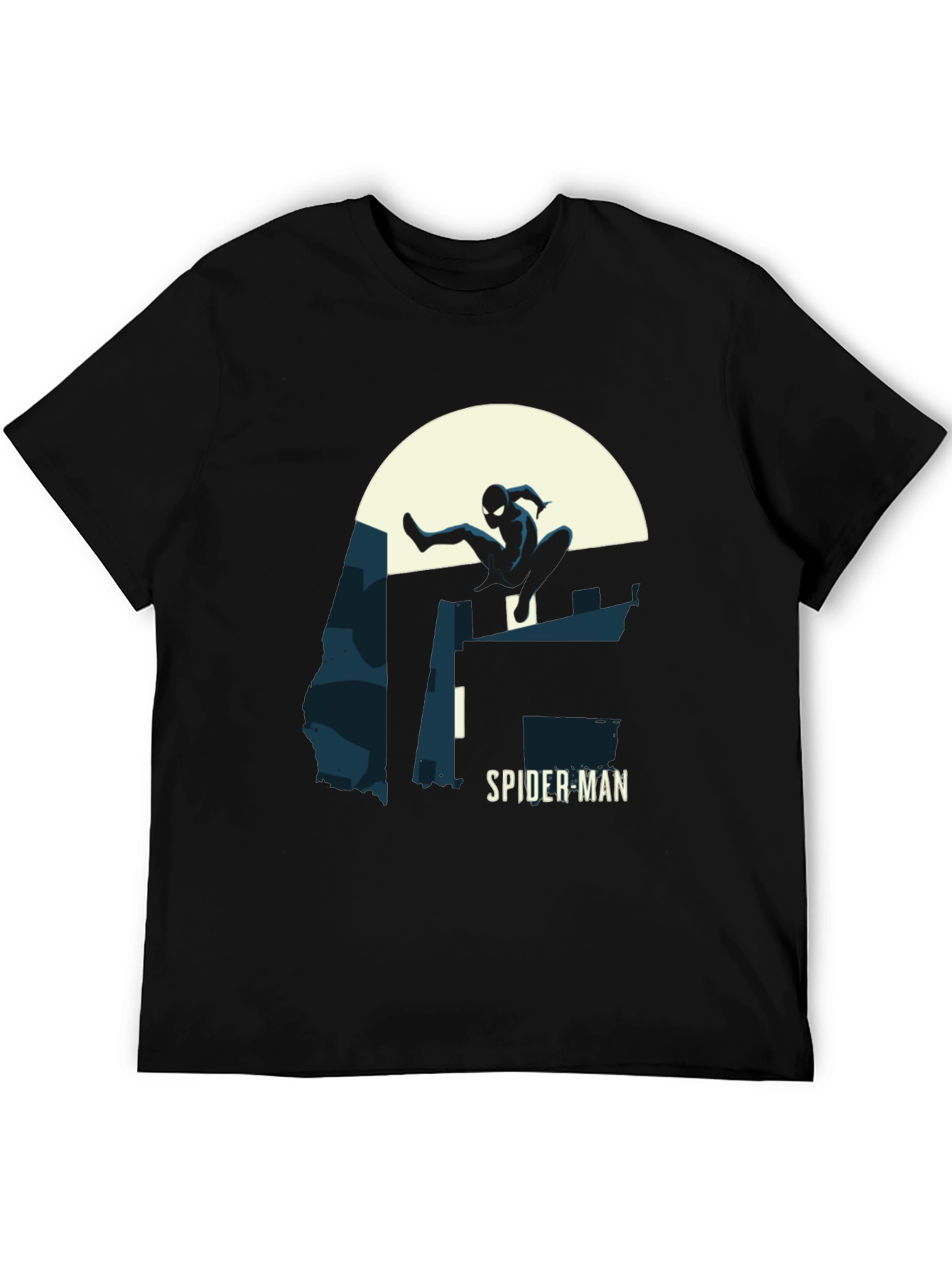 Spider-Man Silhouette T-Shirt - Black
